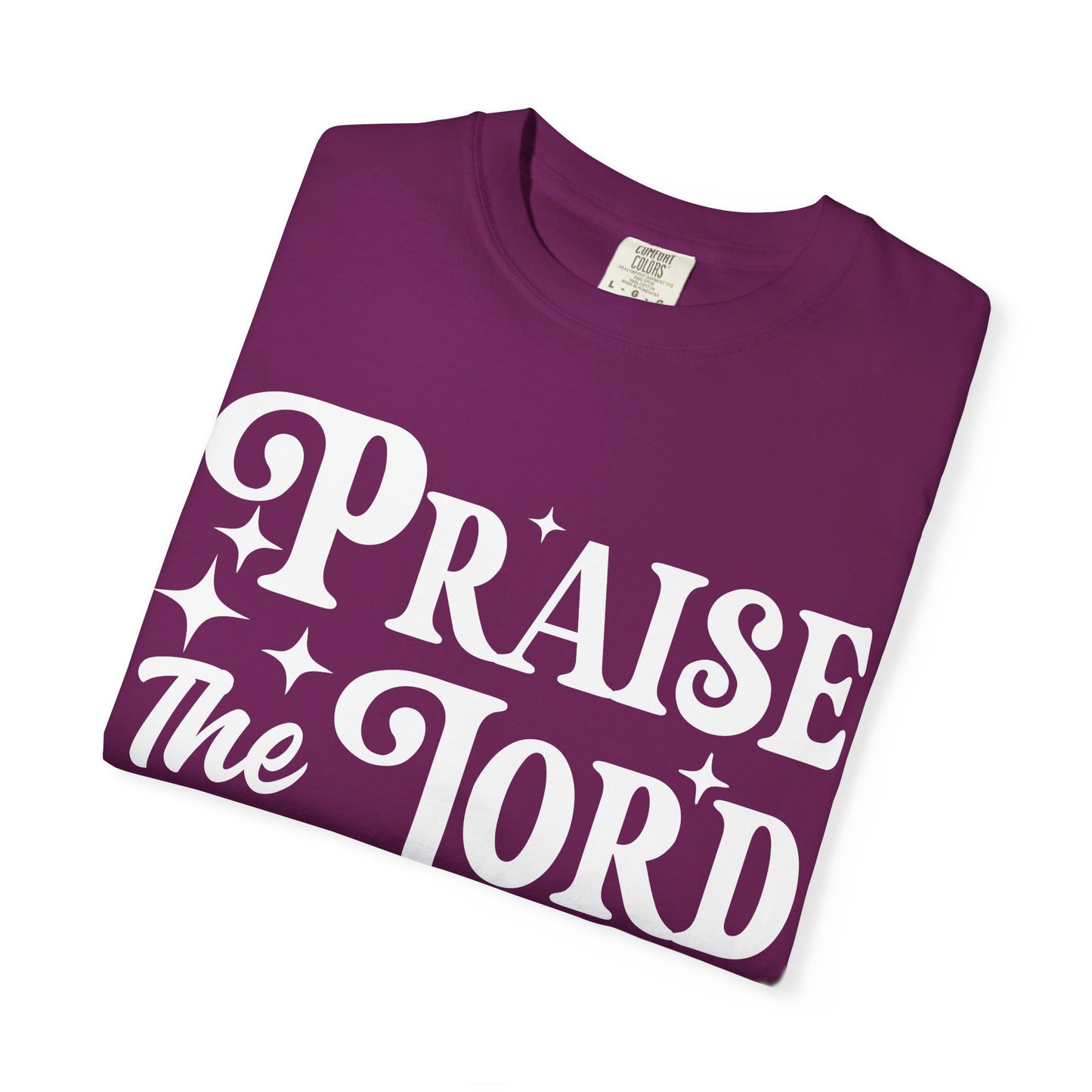 Praise the Lord Unisex Tee - Comfortable Garment-Dyed T-shirt, Faith-Based Apparel, Church Outfits, Christian Gifts, Inspirational Wear