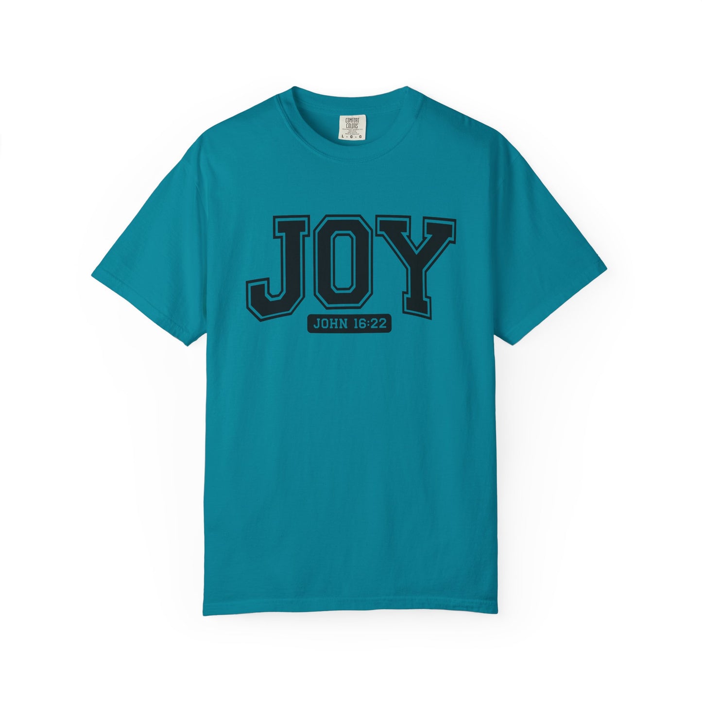 Unisex Joy T-Shirt, Christian Gift, Inspirational Tee, Scripture Apparel, Casual Outfit, Faith-Based Clothing