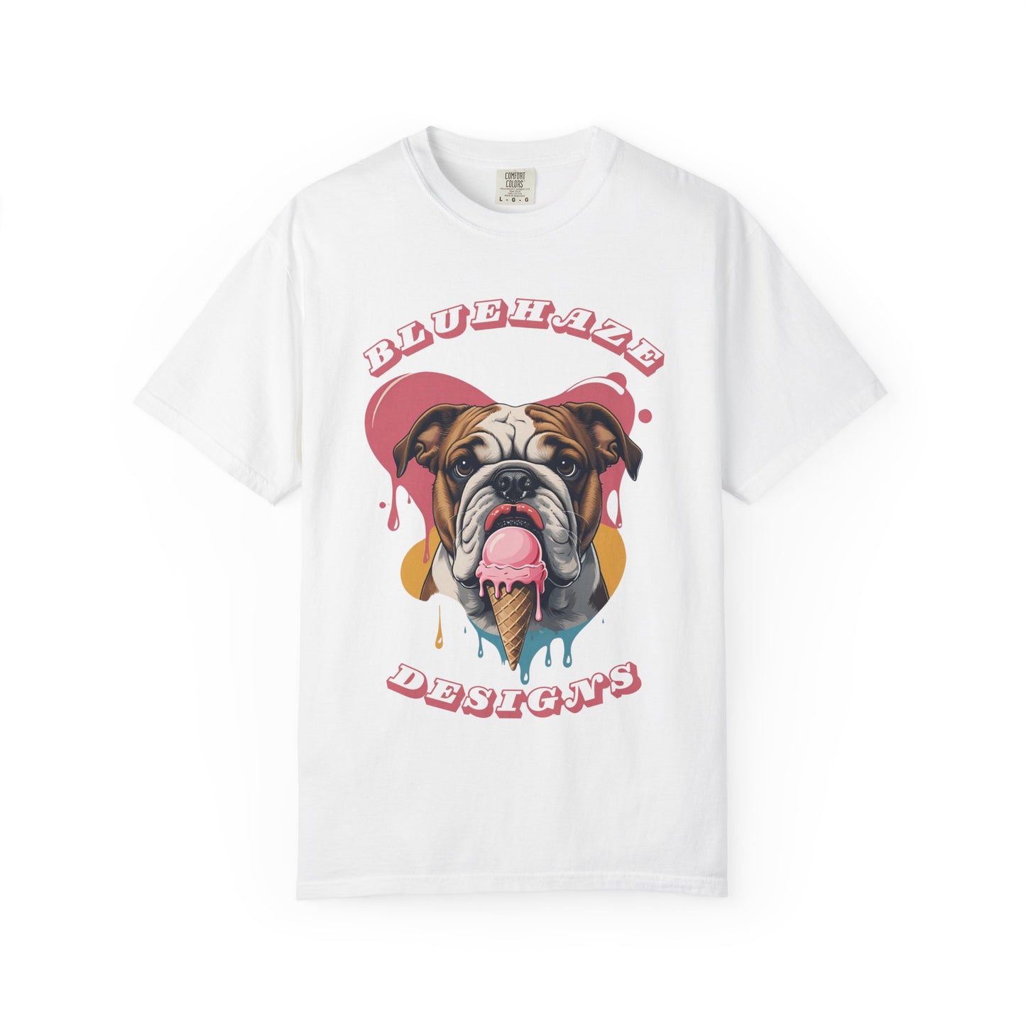 BlueHaze Colorful Dog Illustration T-Shirt, Pet Lover's Tee, Gift for Dog Owners, Summer Fashion, Unisex T-Shirt
