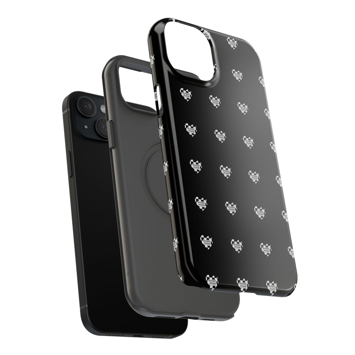 BlueHaze Designs Heart Pattern logo Phone case