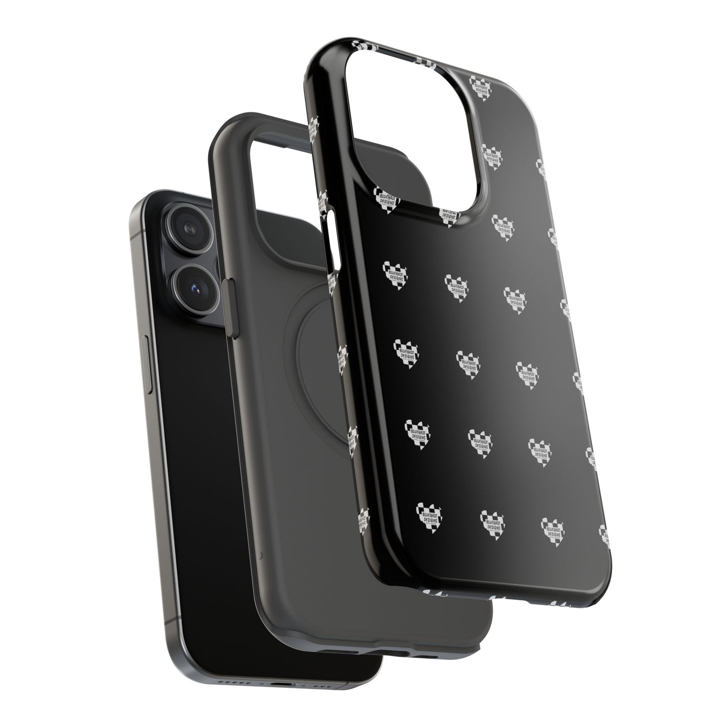 BlueHaze Designs Heart Pattern logo Phone case