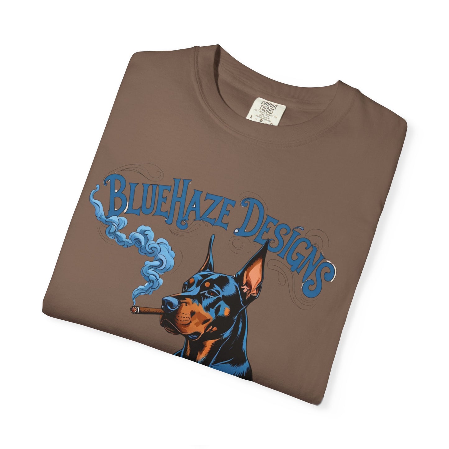 BlueHaze Doberman Graphic T-Shirt, Unisex Tee, Vintage Dog Apparel, Dog Lover Gift, Casual Streetwear