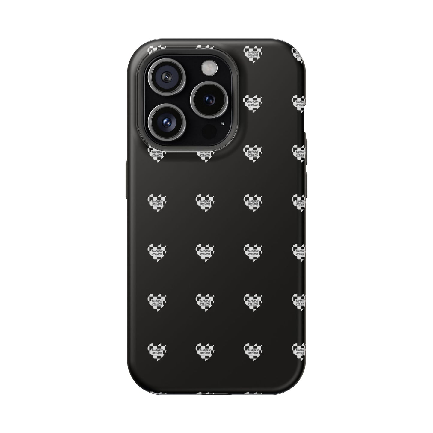 BlueHaze Designs Heart Pattern logo Phone case