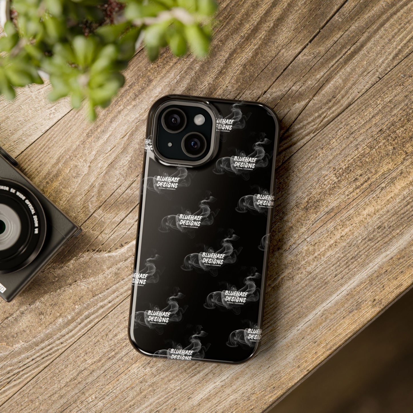 BlueHaze Designs Smoke logo Phone case