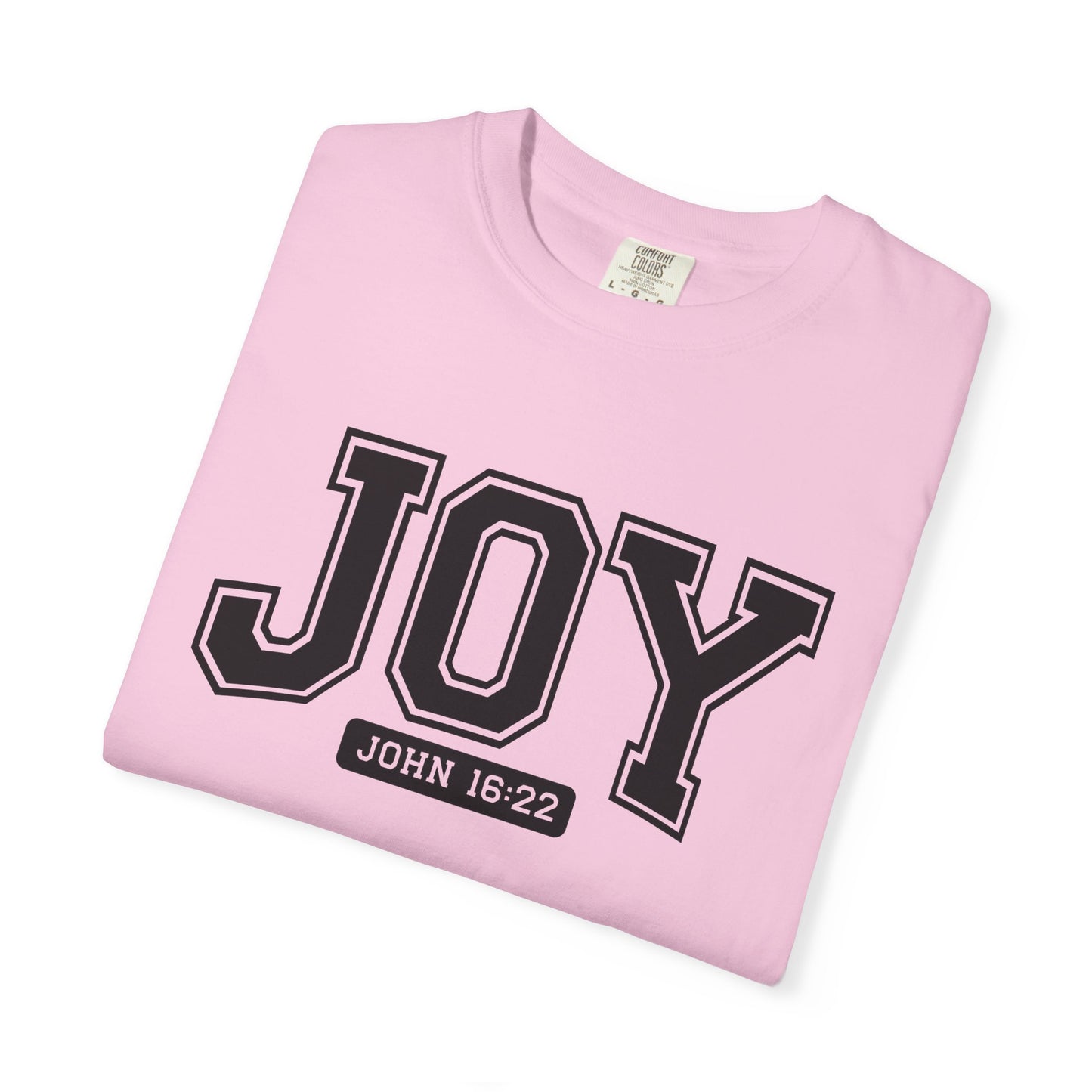Unisex Joy T-Shirt, Christian Gift, Inspirational Tee, Scripture Apparel, Casual Outfit, Faith-Based Clothing