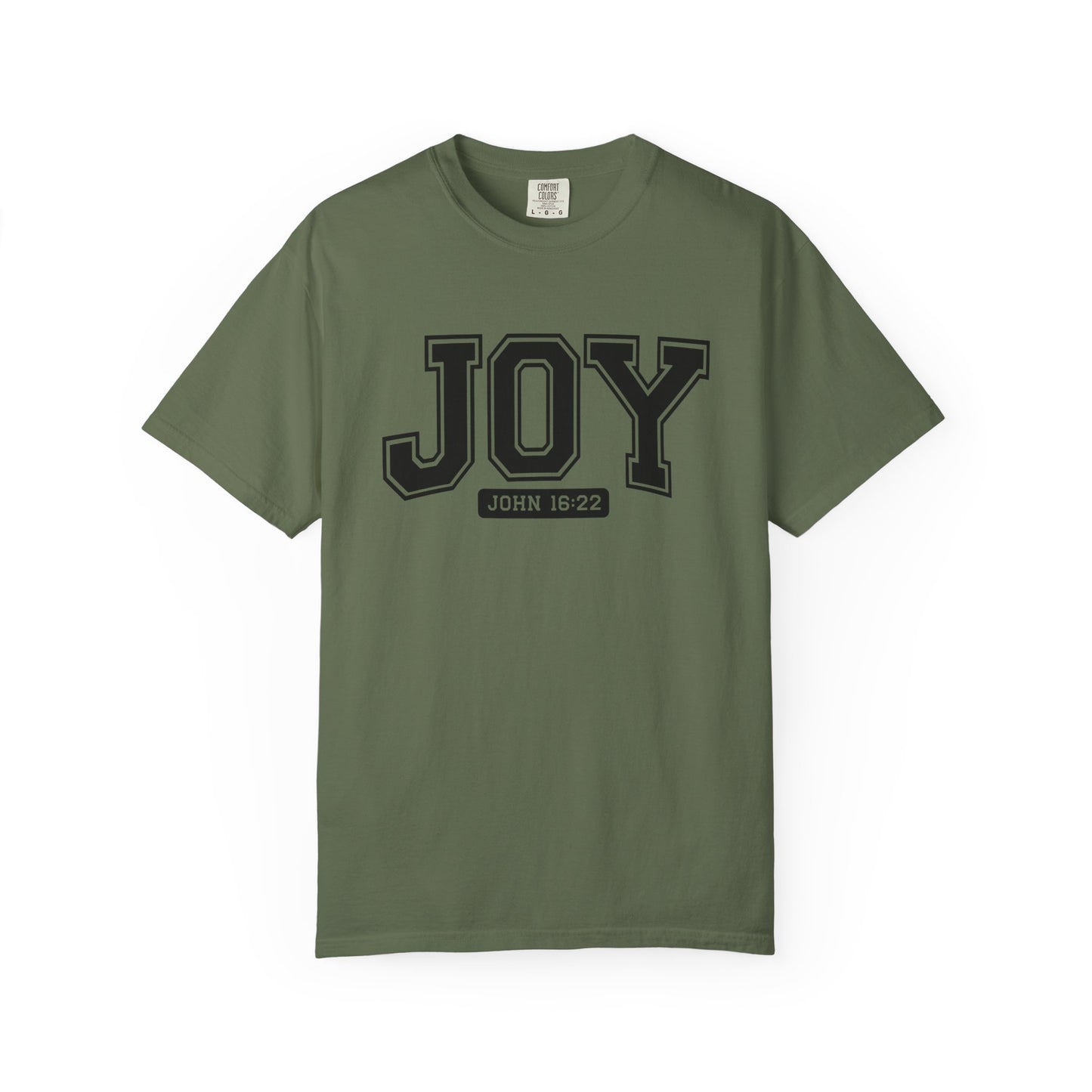 Unisex Joy T-Shirt, Christian Gift, Inspirational Tee, Scripture Apparel, Casual Outfit, Faith-Based Clothing