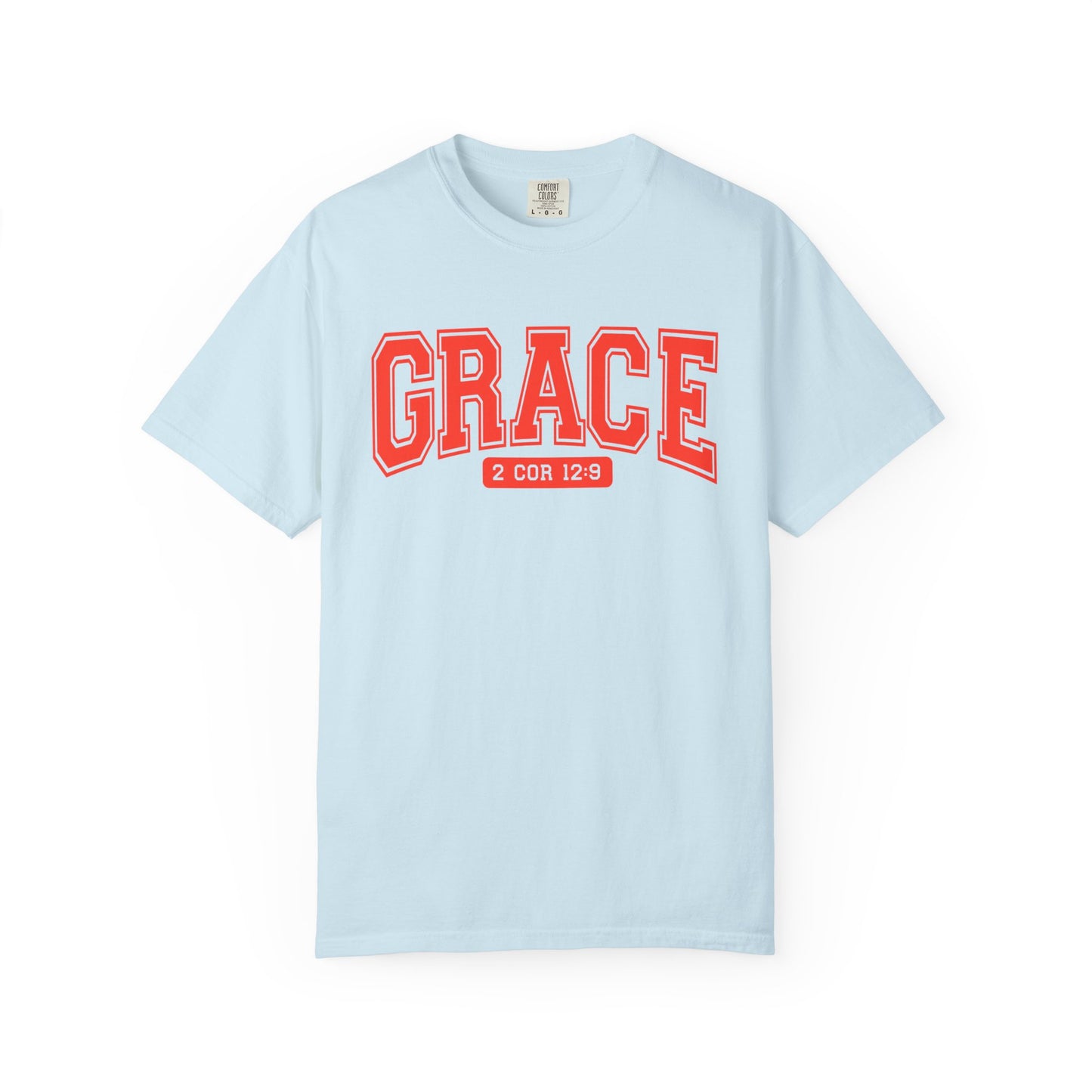 Unisex Garment-Dyed T-shirt with Grace Design, Inspirational Apparel, Faith-Based Gift, Casual Everyday Wear, Versatile Christian Tee