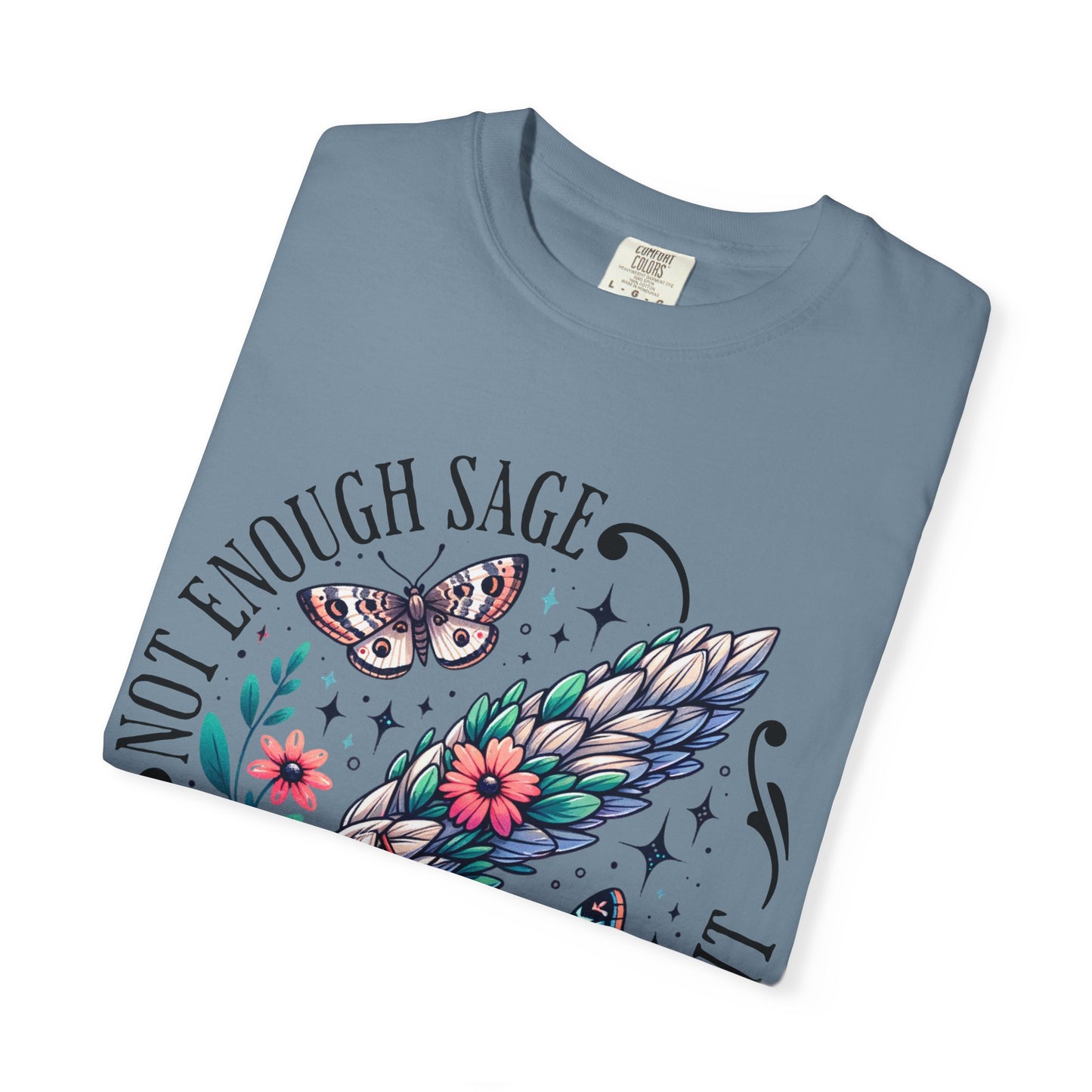 Bohemian Sage T-Shirt, Cute Witchy Tee, Gifts for Nature Lovers, Plant Mother Shirt, Butterfly Graphic Tee, Casual Everyday Wear