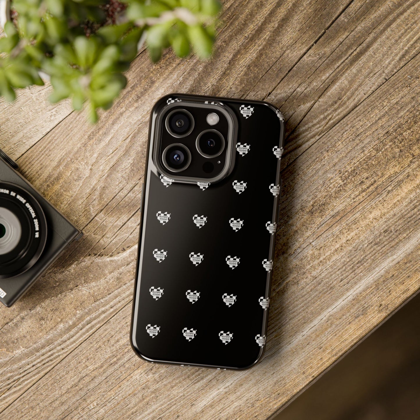 BlueHaze Designs Heart Pattern logo Phone case