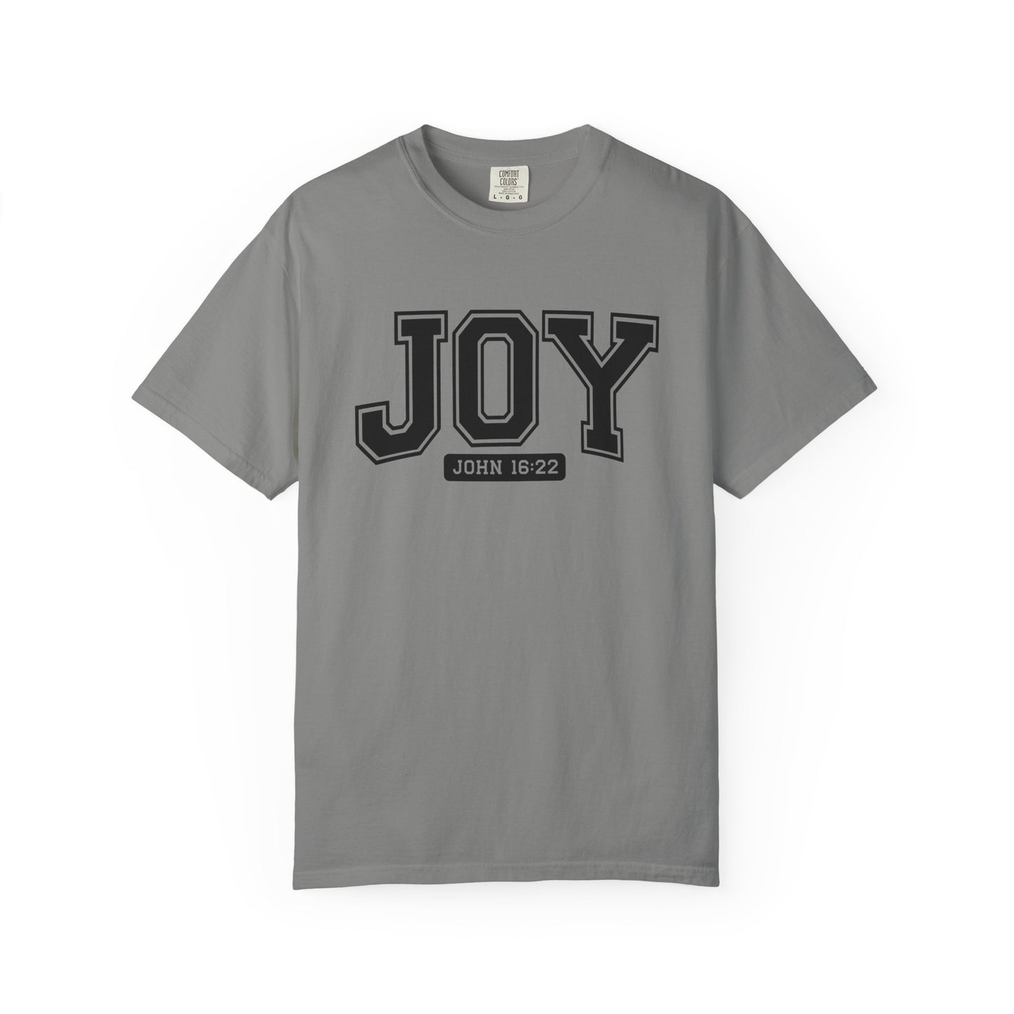 Unisex Joy T-Shirt, Christian Gift, Inspirational Tee, Scripture Apparel, Casual Outfit, Faith-Based Clothing