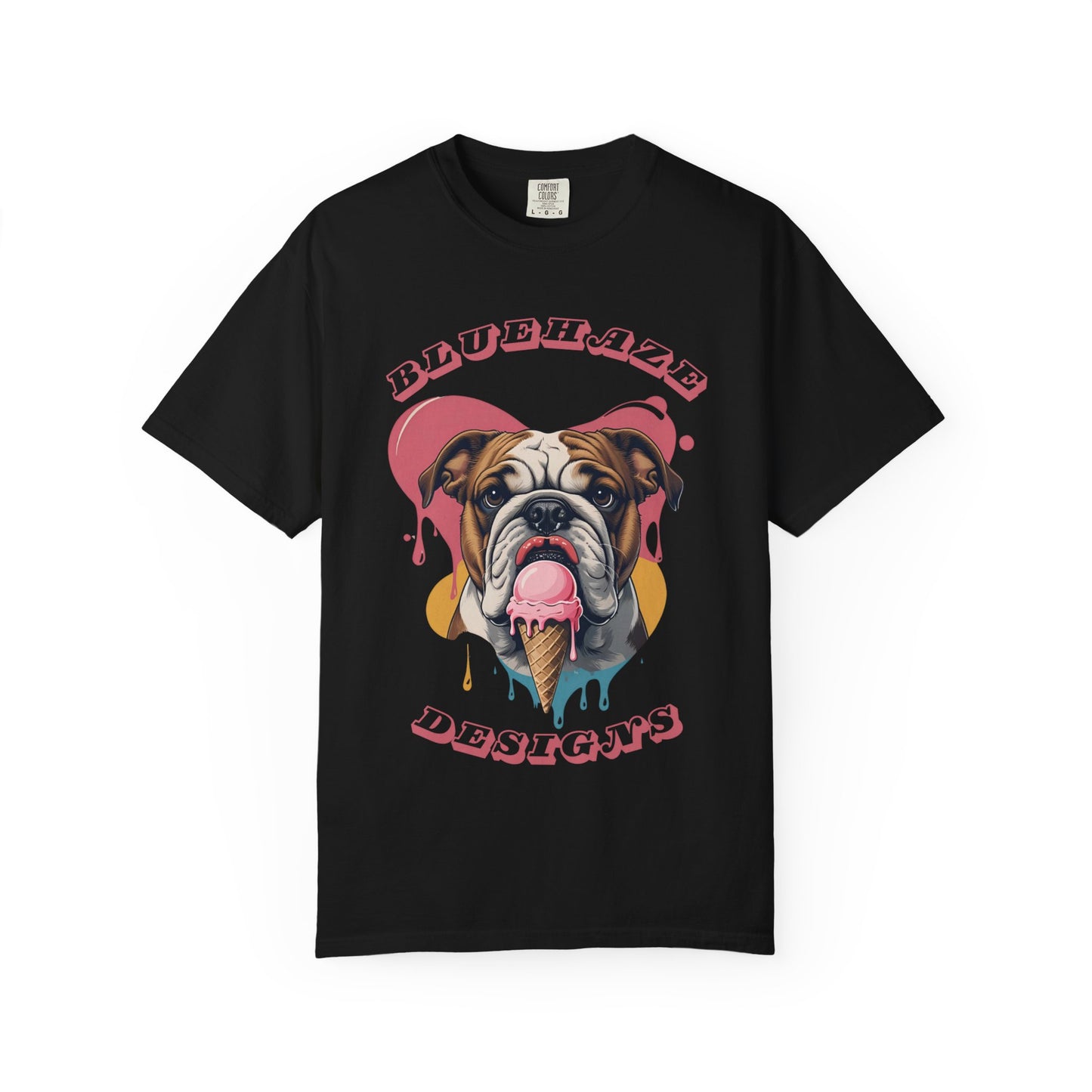 BlueHaze Colorful Dog Illustration T-Shirt, Pet Lover's Tee, Gift for Dog Owners, Summer Fashion, Unisex T-Shirt