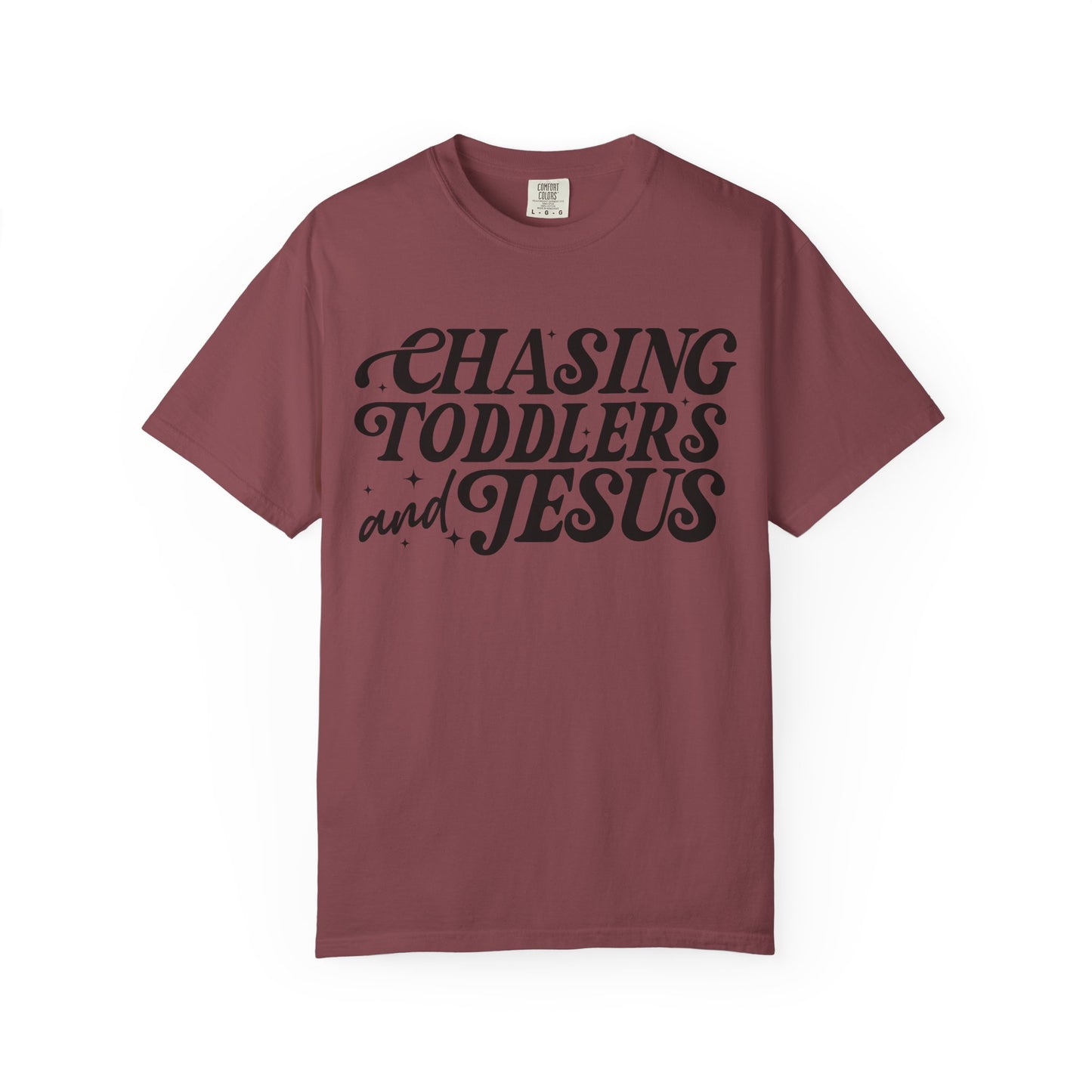 Chasing Toddlers and Jesus Unisex T-shirt, Family Reunion Shirt, Christian Apparel, Toddler Chaser Tee, Faith-Based