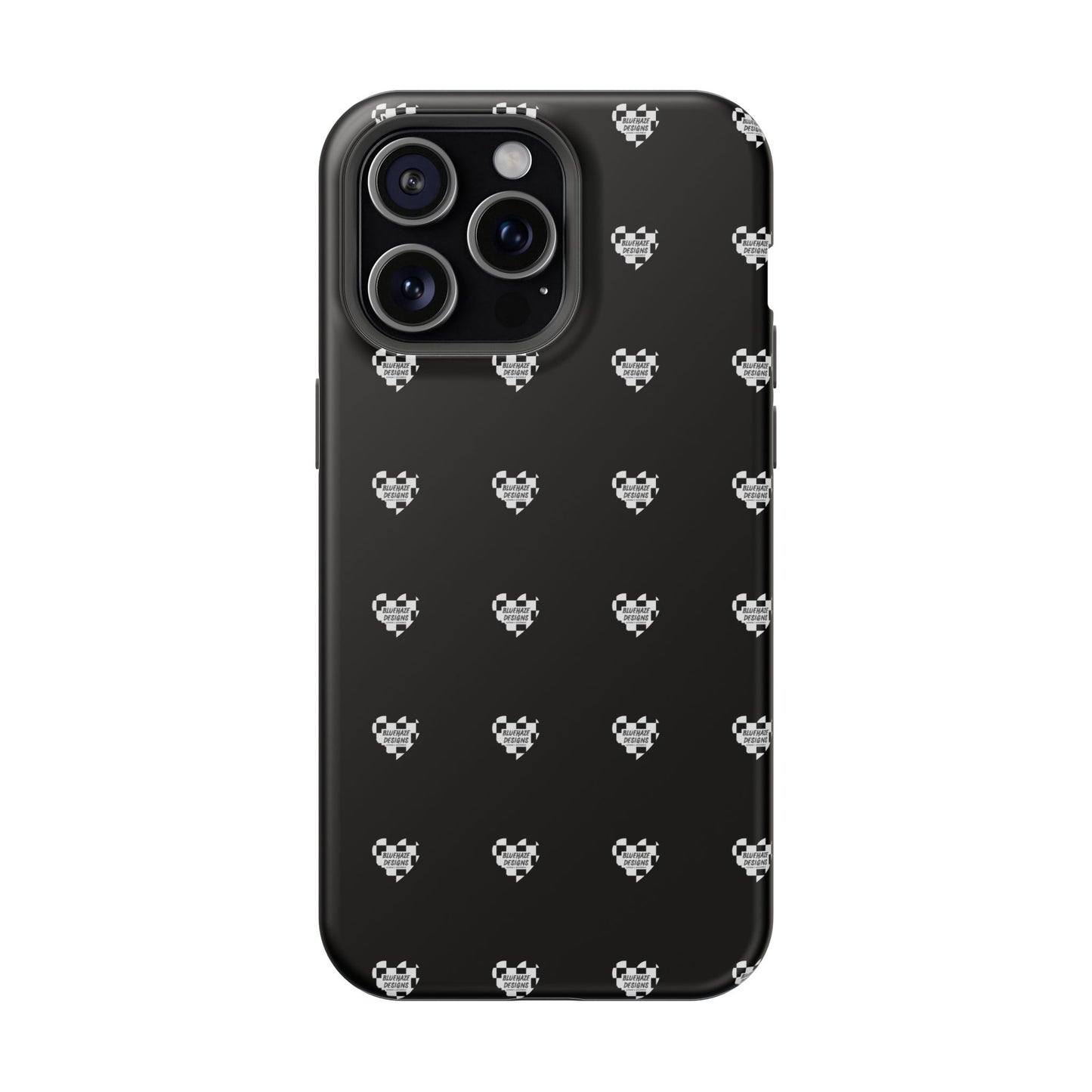 BlueHaze Designs Heart Pattern logo Phone case