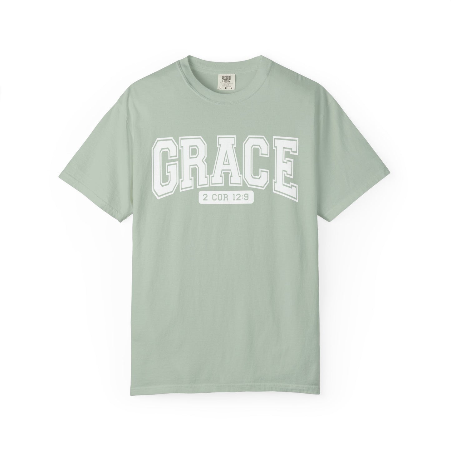 Unisex Garment-Dyed T-shirt with Grace Design, Inspirational Apparel, Faith-Based Gift, Casual Everyday Wear, Versatile Christian Tee