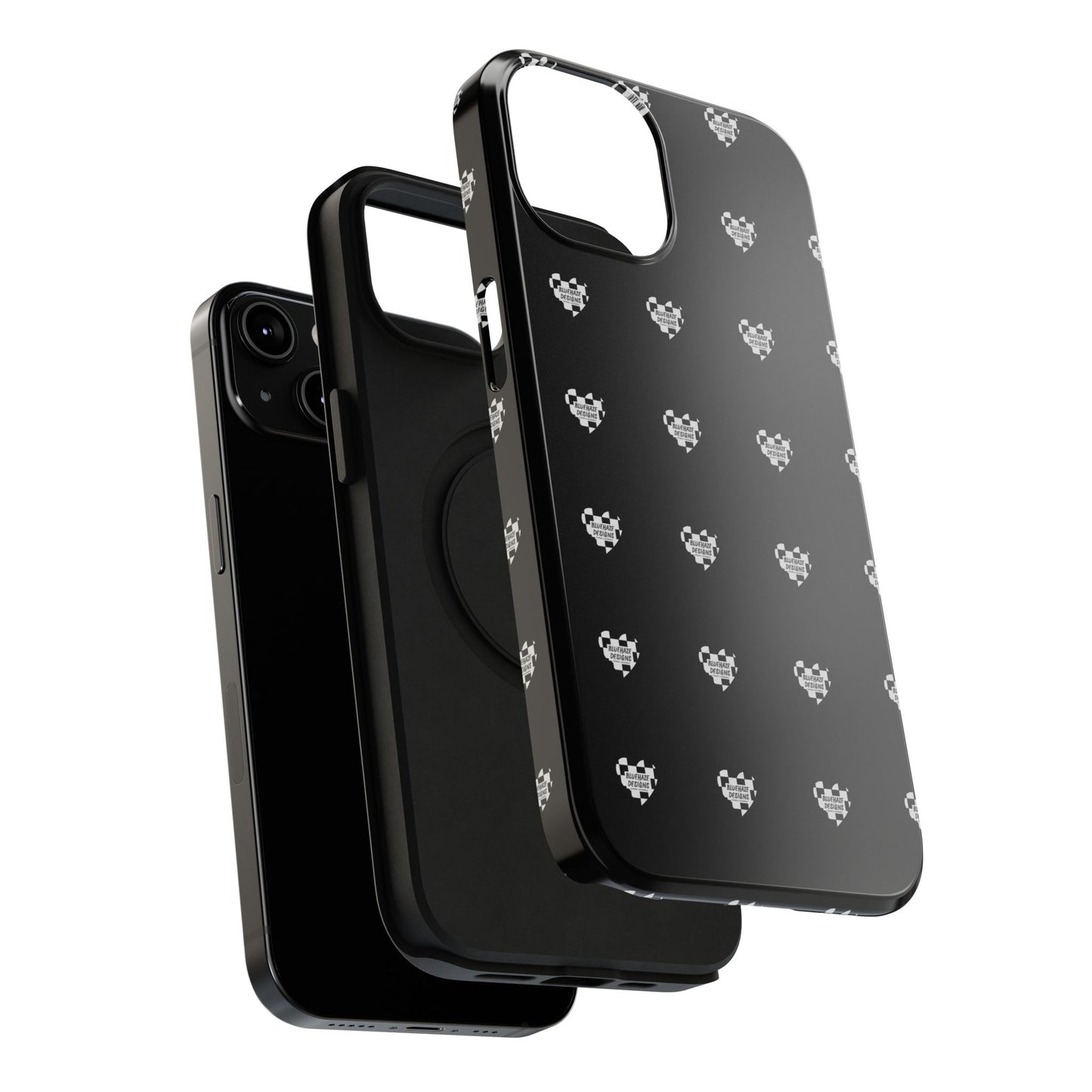 BlueHaze Designs Heart Pattern logo Phone case