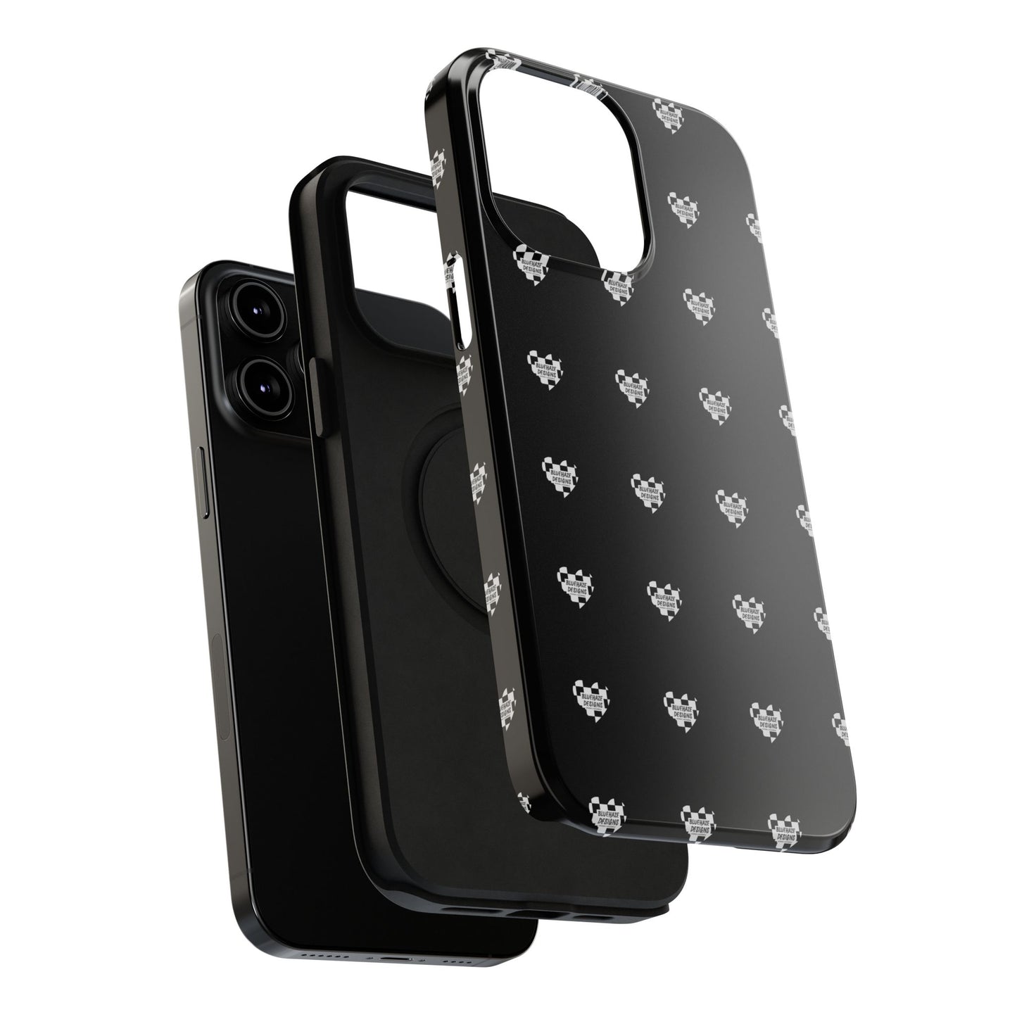 BlueHaze Designs Heart Pattern logo Phone case