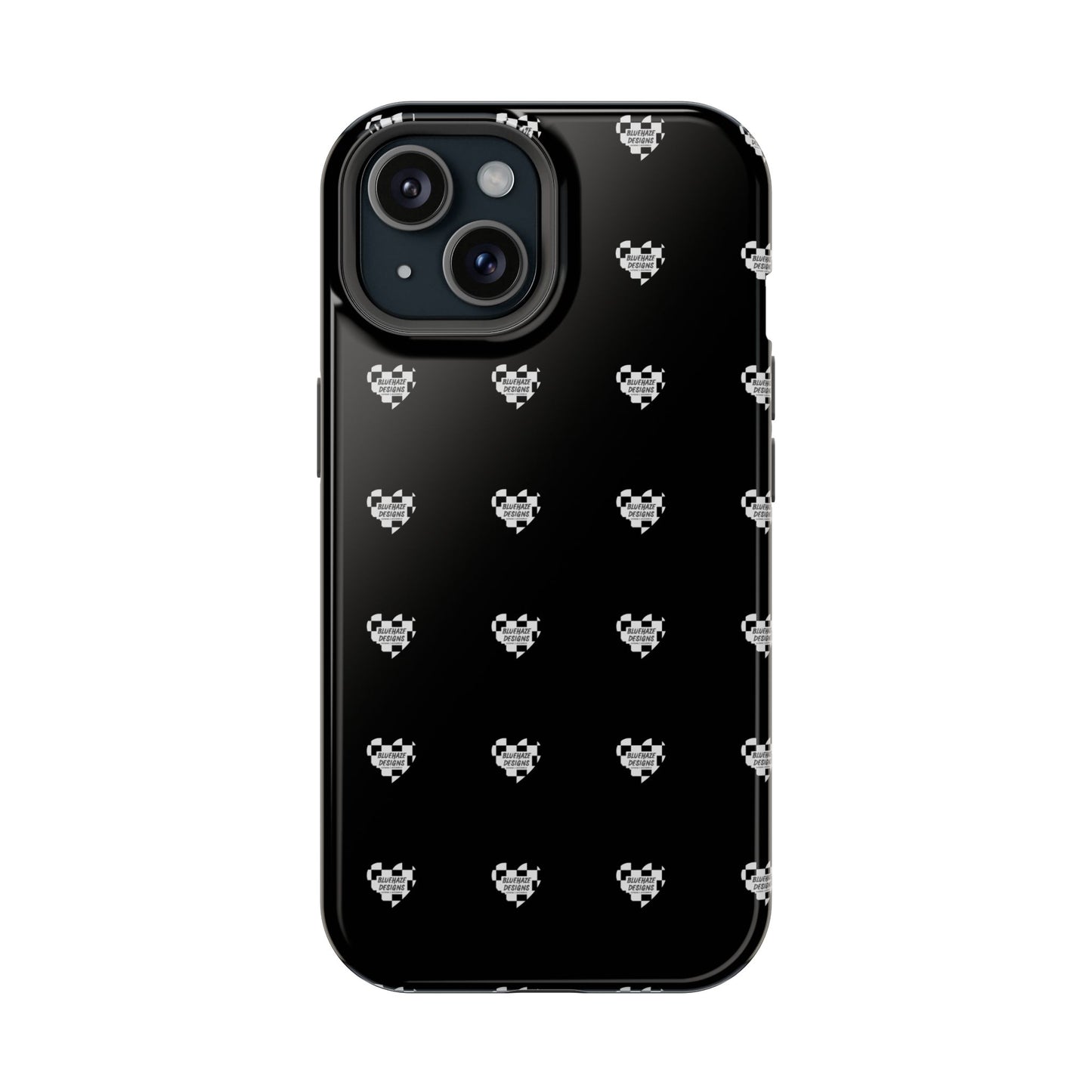 BlueHaze Designs Heart Pattern logo Phone case