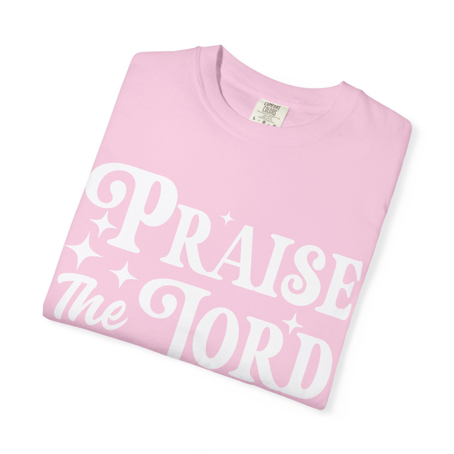 Praise the Lord Unisex Tee - Comfortable Garment-Dyed T-shirt, Faith-Based Apparel, Church Outfits, Christian Gifts, Inspirational Wear