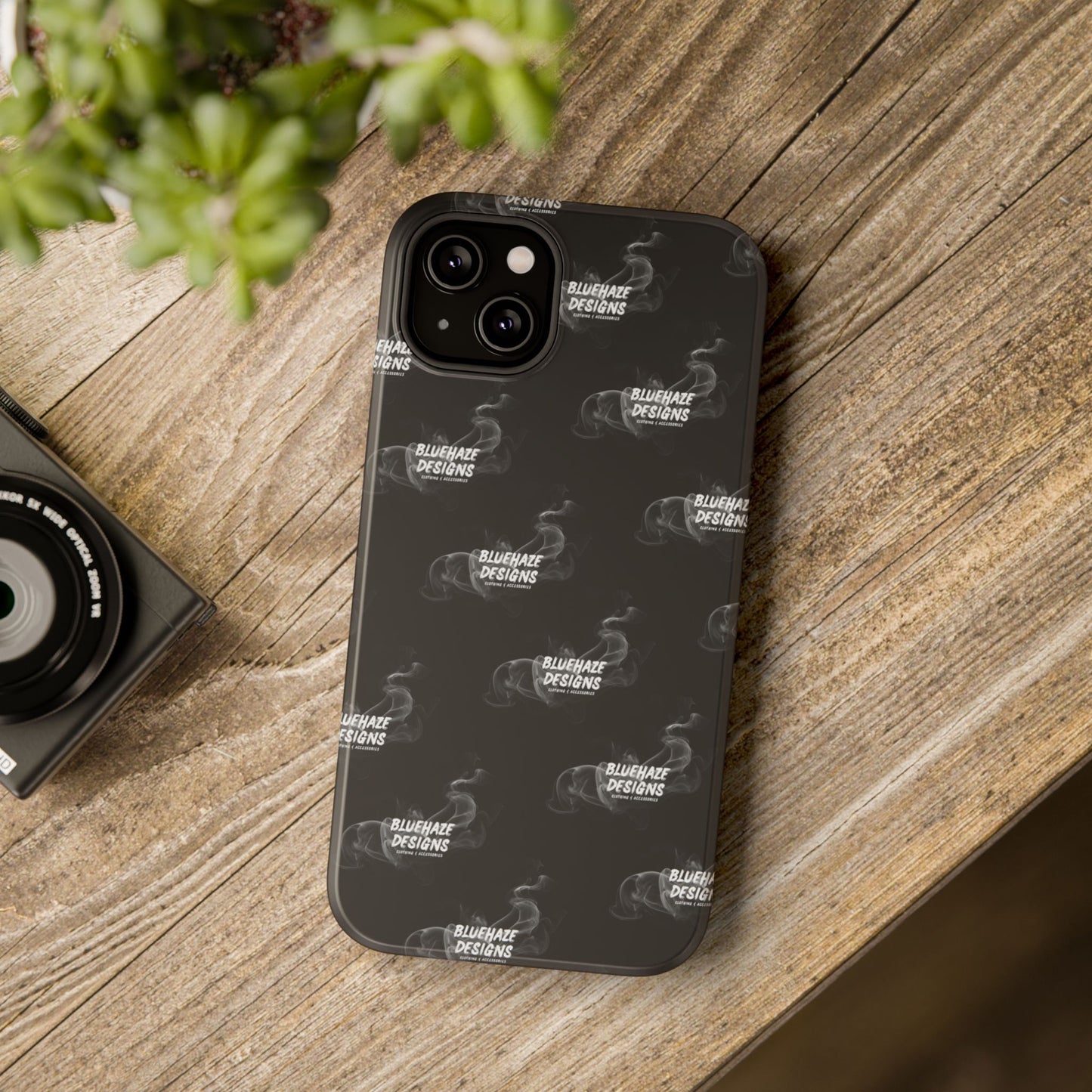 BlueHaze Designs Smoke logo Phone case
