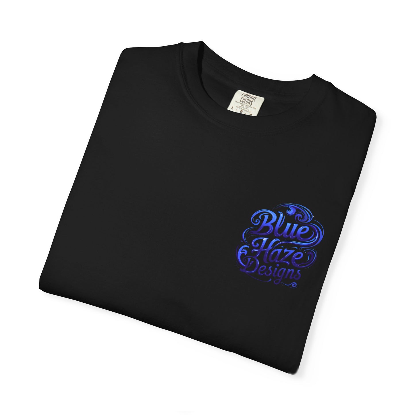 Blue Haze Designs Swirl logo Unisex Garment-Dyed T-Shirt