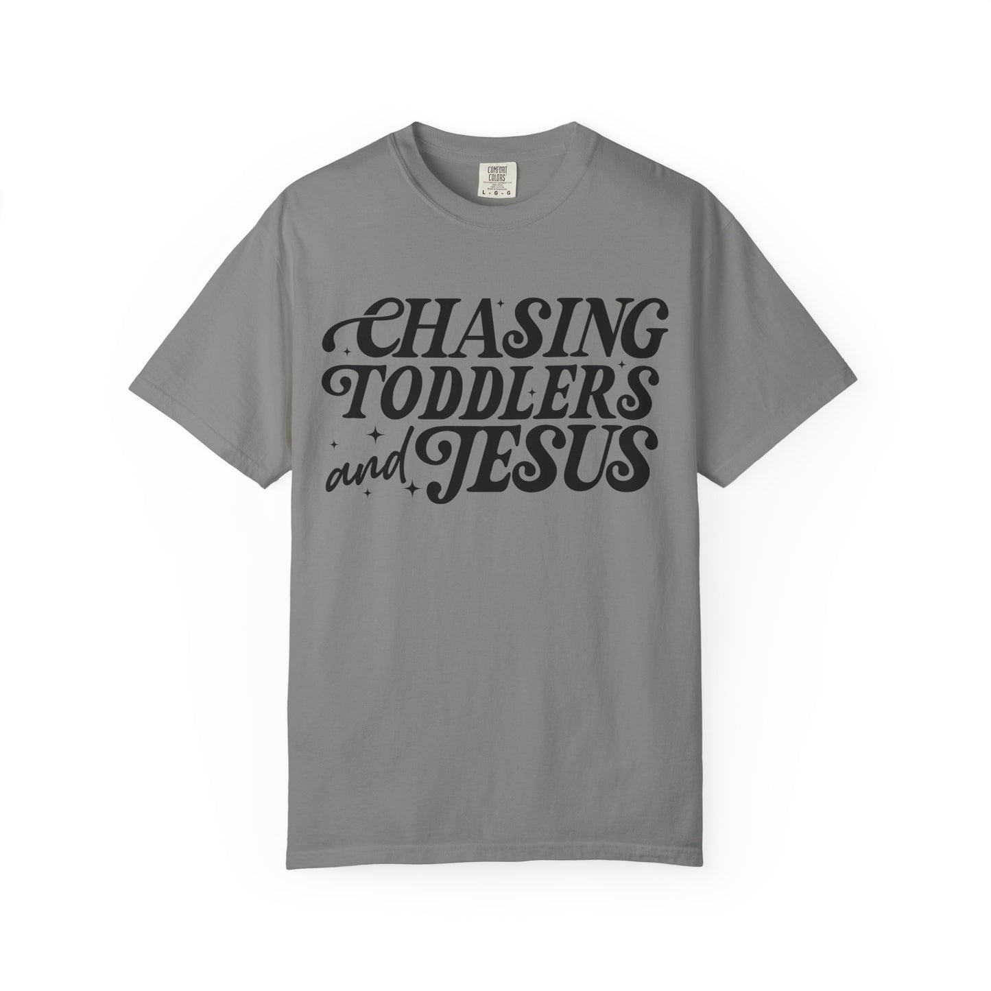 Chasing Toddlers and Jesus Unisex T-shirt, Family Reunion Shirt, Christian Apparel, Toddler Chaser Tee, Faith-Based