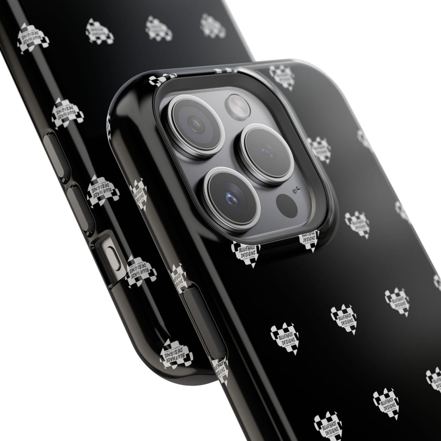BlueHaze Designs Heart Pattern logo Phone case