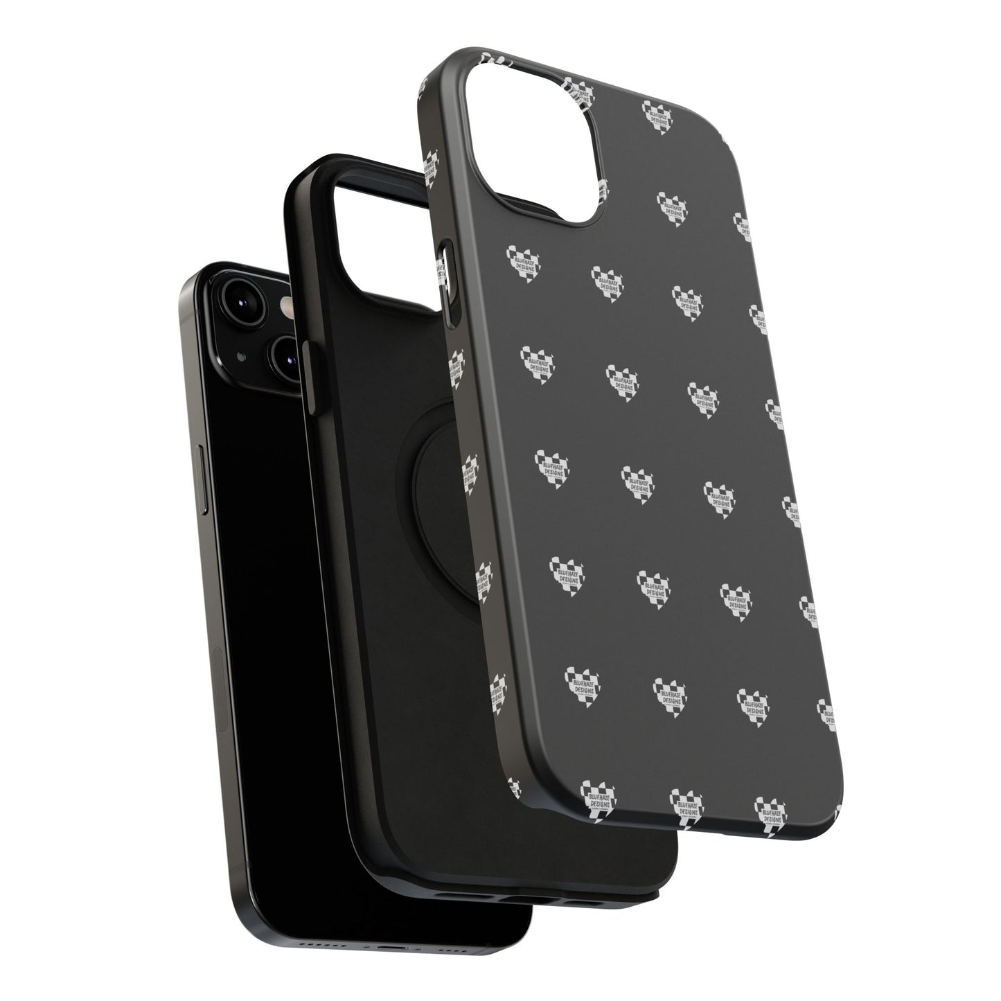 BlueHaze Designs Heart Pattern logo Phone case