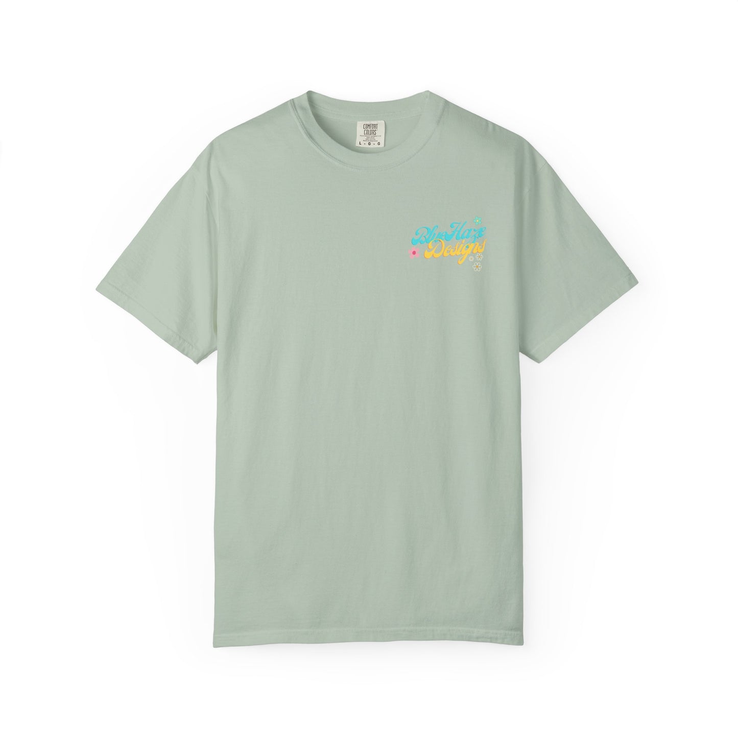 BlueHaze Floral Shoe Vibes T-Shirt