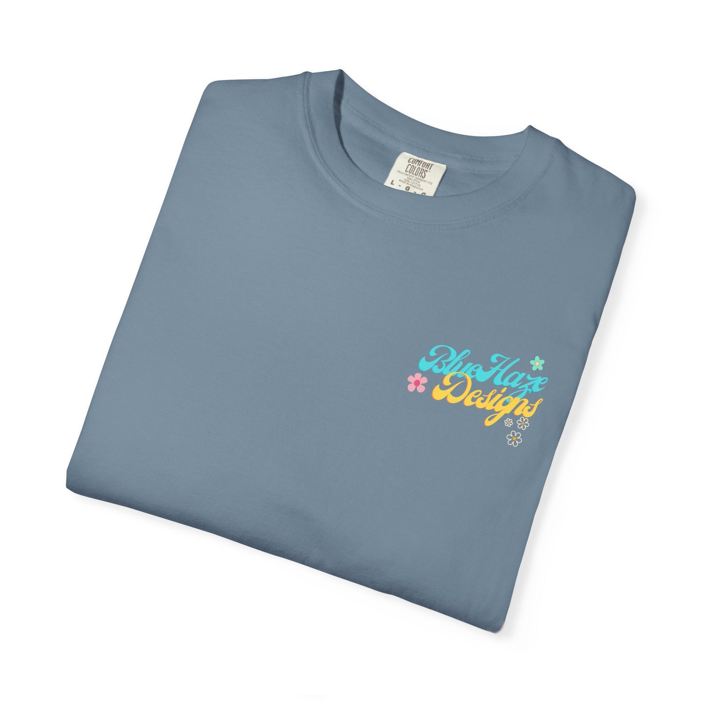 BlueHaze Floral Shoe Vibes T-Shirt