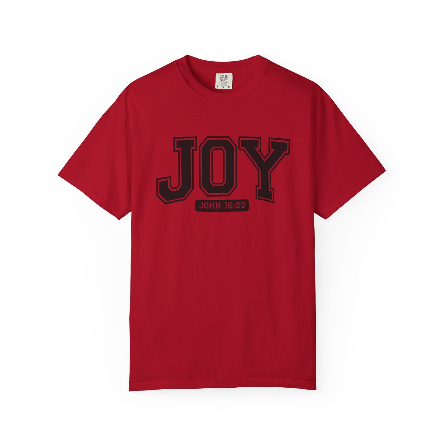 Unisex Joy T-Shirt, Christian Gift, Inspirational Tee, Scripture Apparel, Casual Outfit, Faith-Based Clothing