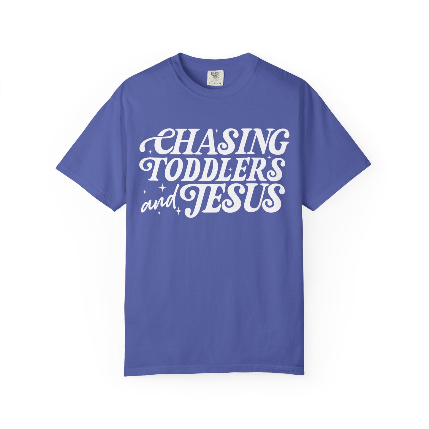 Chasing Toddlers and Jesus Unisex T-shirt, Family Reunion Shirt, Christian Apparel, Toddler Chaser Tee, Faith-Based