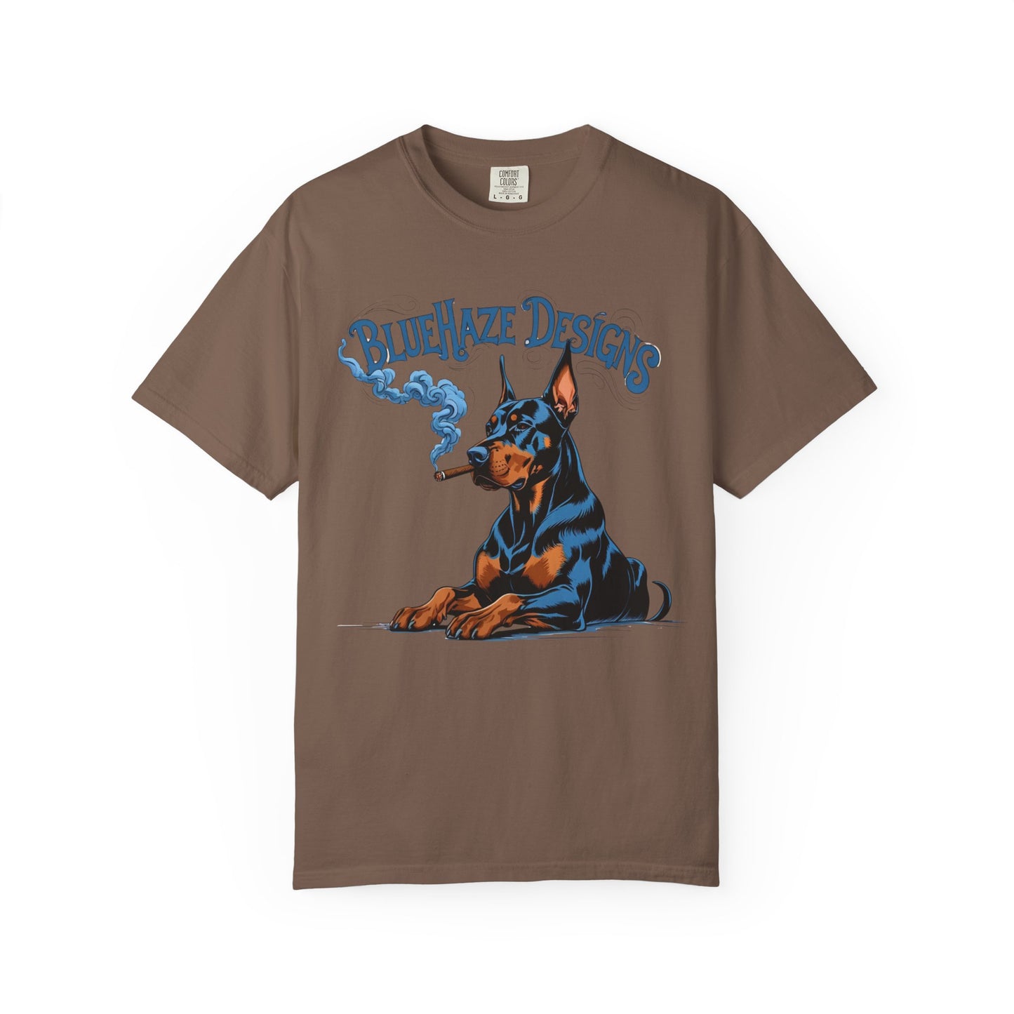 BlueHaze Doberman Graphic T-Shirt, Unisex Tee, Vintage Dog Apparel, Dog Lover Gift, Casual Streetwear