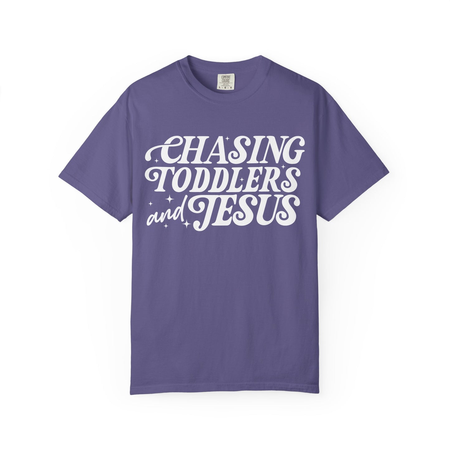 Chasing Toddlers and Jesus Unisex T-shirt, Family Reunion Shirt, Christian Apparel, Toddler Chaser Tee, Faith-Based