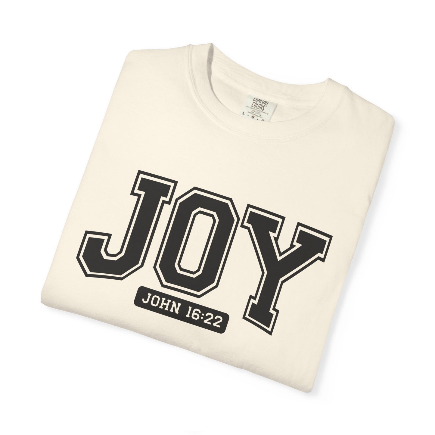 Unisex Joy T-Shirt, Christian Gift, Inspirational Tee, Scripture Apparel, Casual Outfit, Faith-Based Clothing