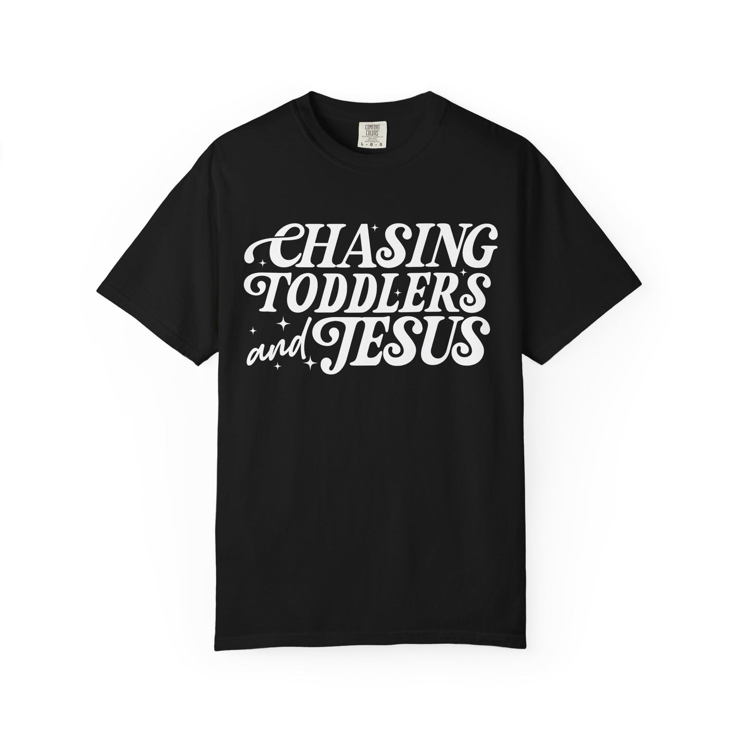 Chasing Toddlers and Jesus Unisex T-shirt, Family Reunion Shirt, Christian Apparel, Toddler Chaser Tee, Faith-Based