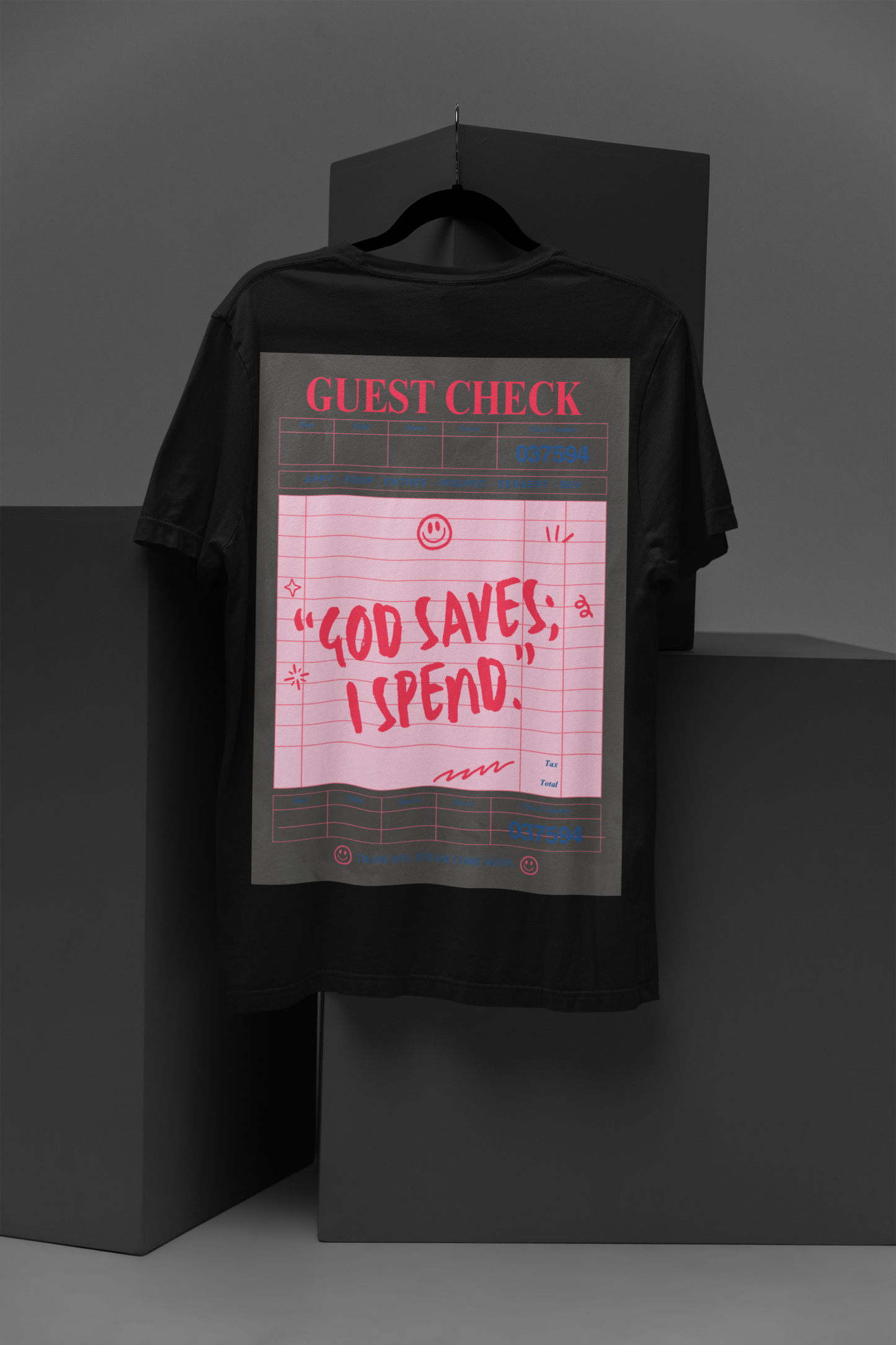 God Saves, I Spend T-Shirt - Fun and Trendy Graphic Tee