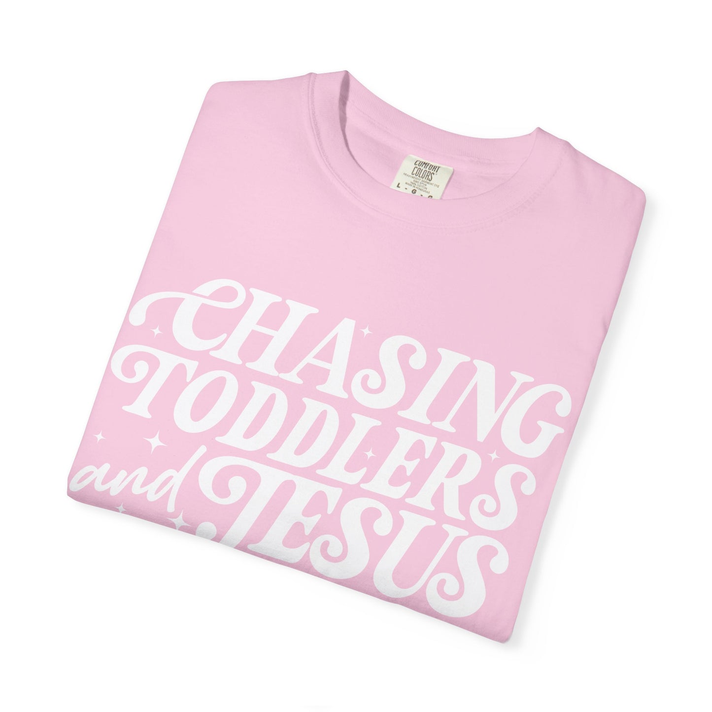 Chasing Toddlers and Jesus Unisex T-shirt, Family Reunion Shirt, Christian Apparel, Toddler Chaser Tee, Faith-Based