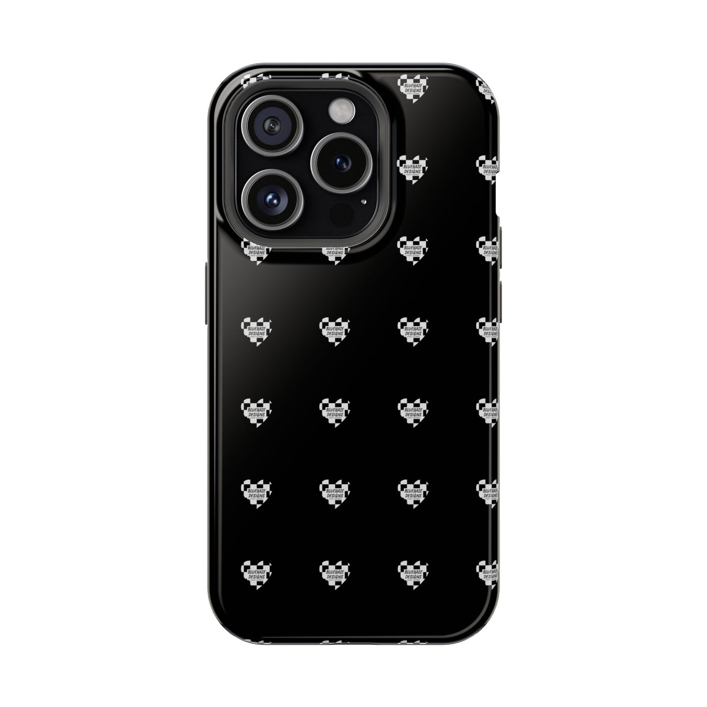 BlueHaze Designs Heart Pattern logo Phone case