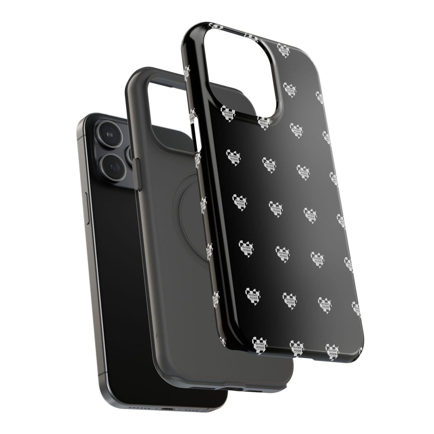 BlueHaze Designs Heart Pattern logo Phone case
