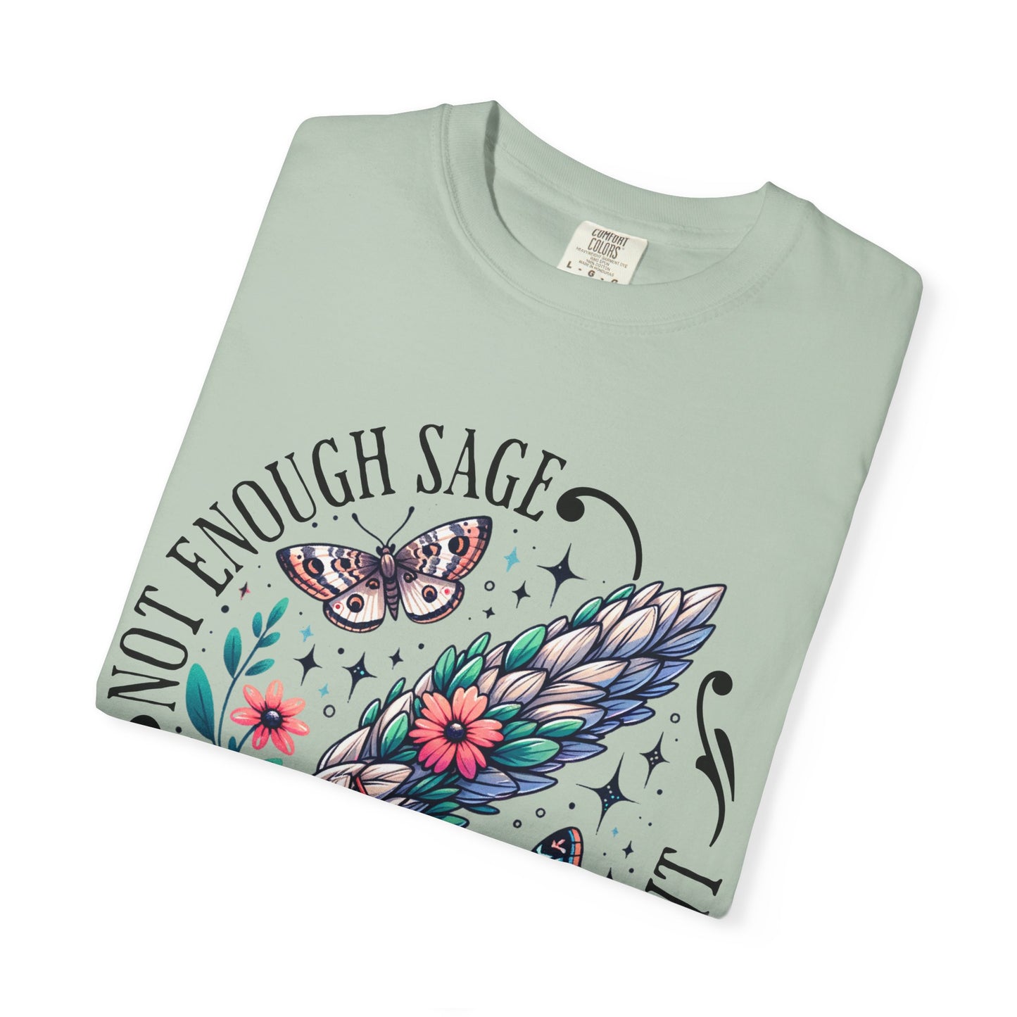 Bohemian Sage T-Shirt, Cute Witchy Tee, Gifts for Nature Lovers, Plant Mother Shirt, Butterfly Graphic Tee, Casual Everyday Wear