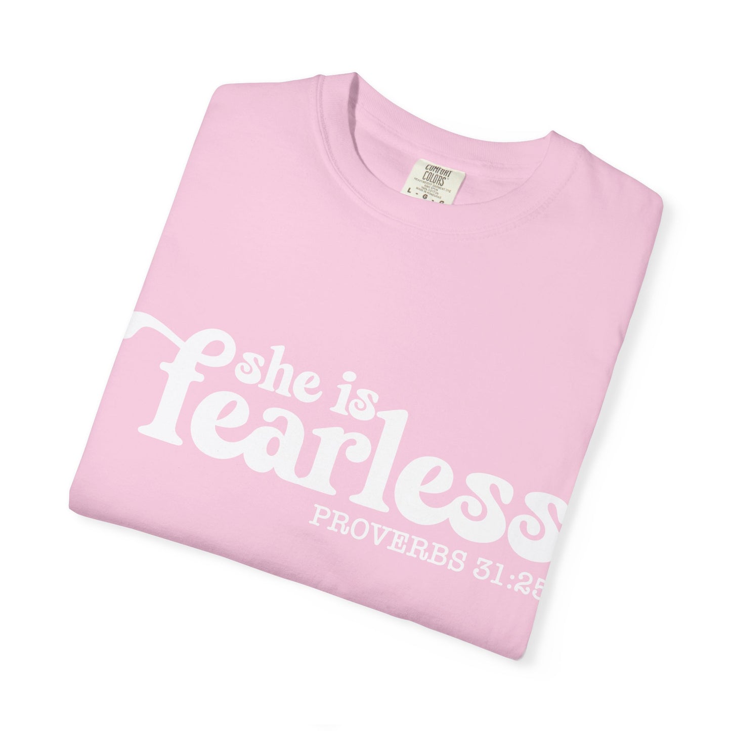 Fearless T-Shirt, Inspirational Tee, Christian Gift, Proverbs 31:25 Shirt, Casual Wear, Motivational Apparel