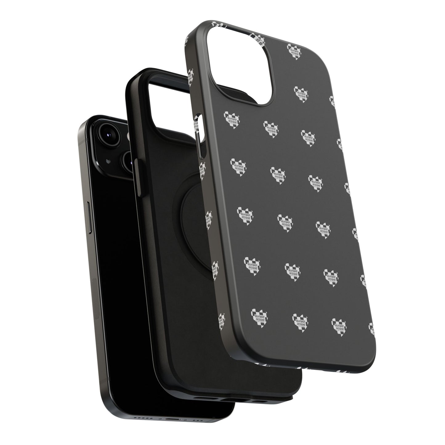 BlueHaze Designs Heart Pattern logo Phone case