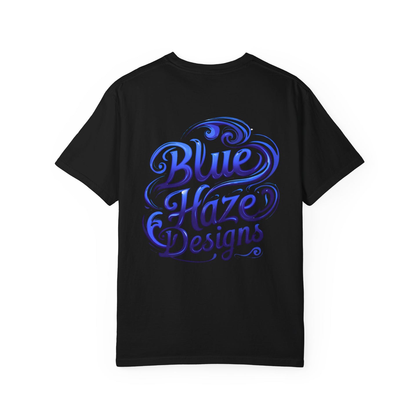 Blue Haze Designs Swirl logo Unisex Garment-Dyed T-Shirt