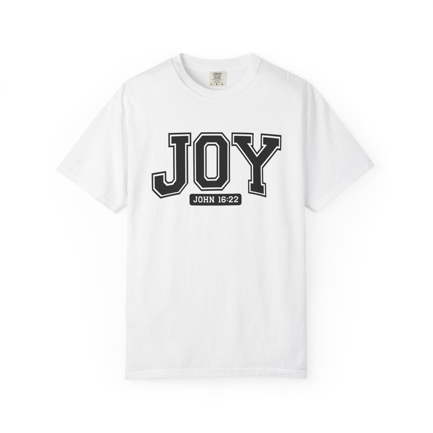 Unisex Joy T-Shirt, Christian Gift, Inspirational Tee, Scripture Apparel, Casual Outfit, Faith-Based Clothing