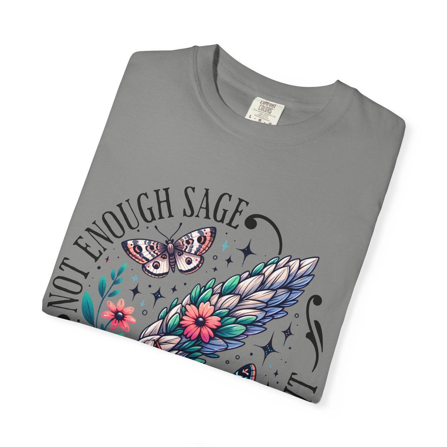 Bohemian Sage T-Shirt, Cute Witchy Tee, Gifts for Nature Lovers, Plant Mother Shirt, Butterfly Graphic Tee, Casual Everyday Wear