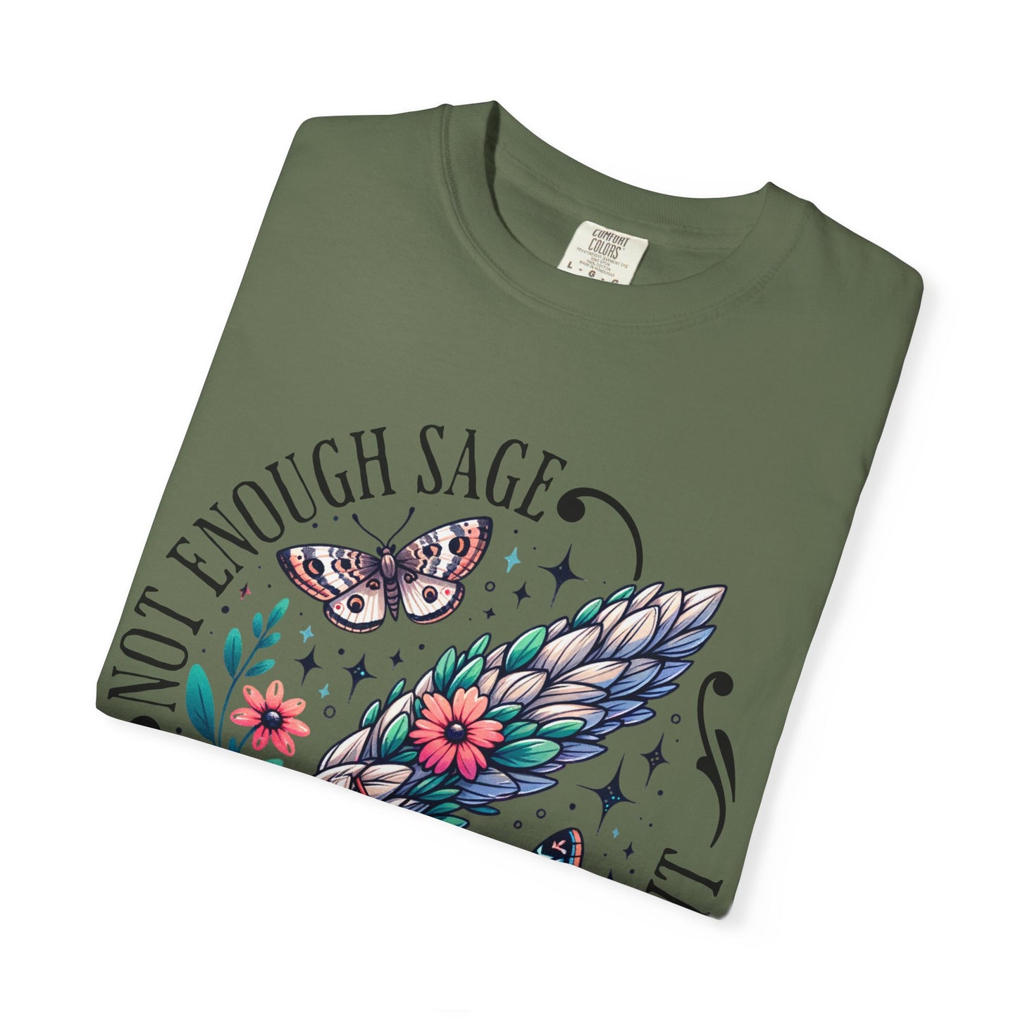 Bohemian Sage T-Shirt, Cute Witchy Tee, Gifts for Nature Lovers, Plant Mother Shirt, Butterfly Graphic Tee, Casual Everyday Wear