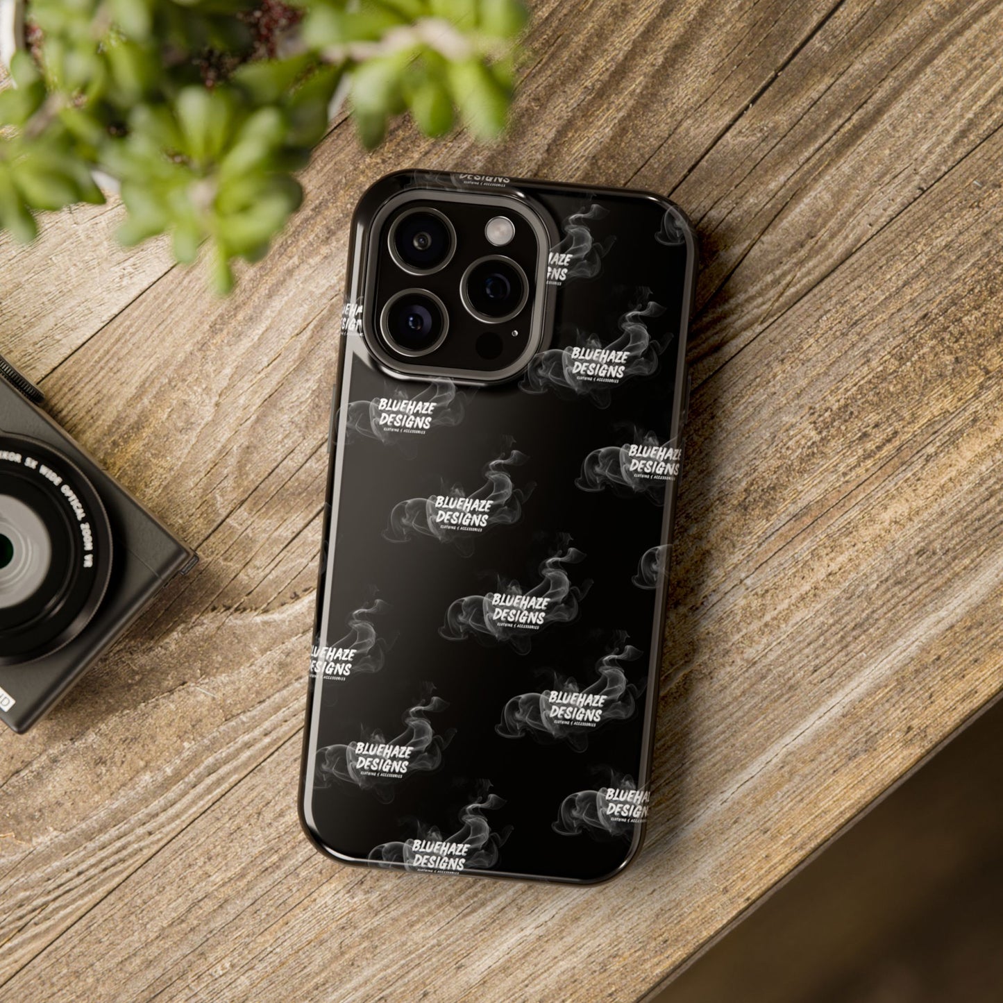 BlueHaze Designs Smoke logo Phone case