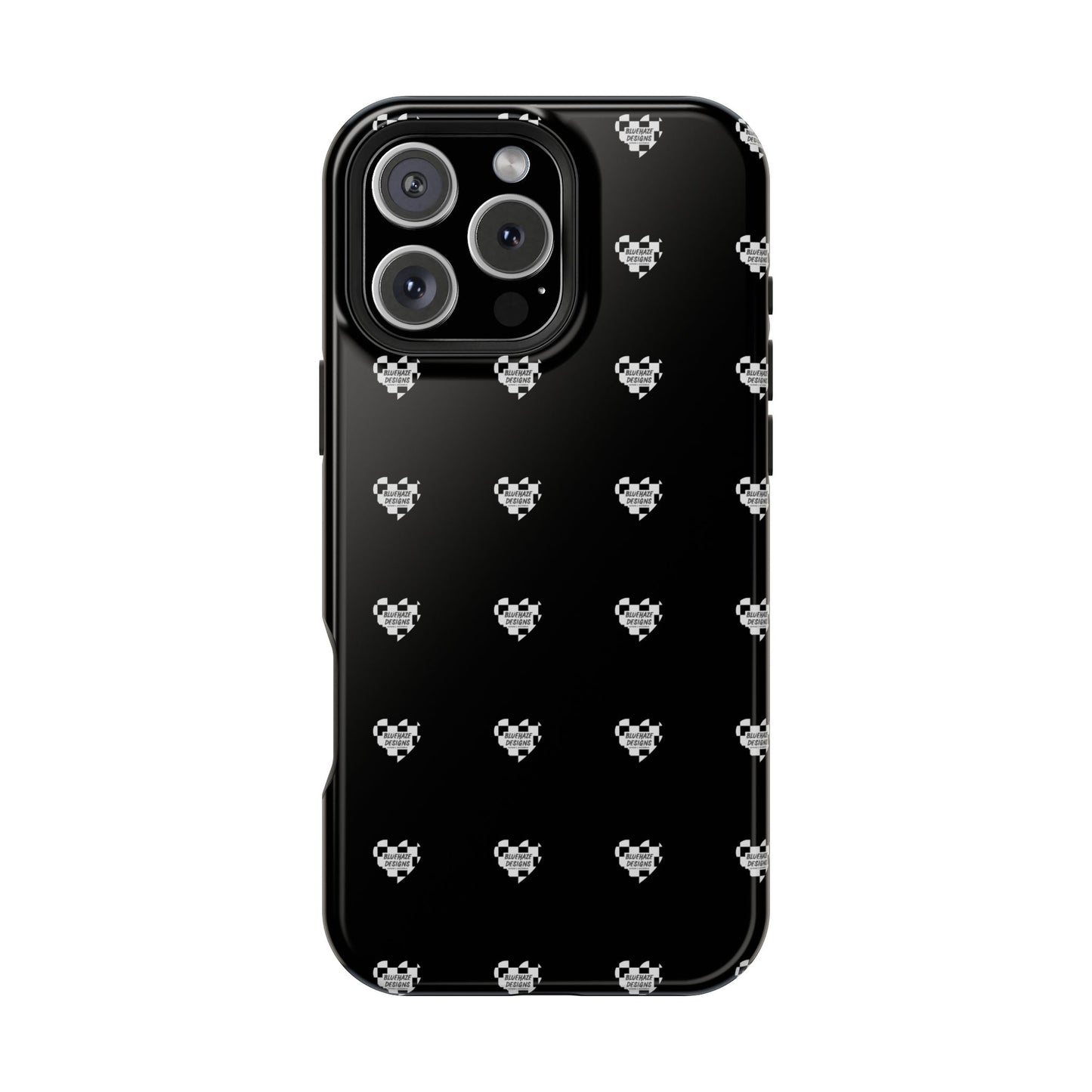 BlueHaze Designs Heart Pattern logo Phone case