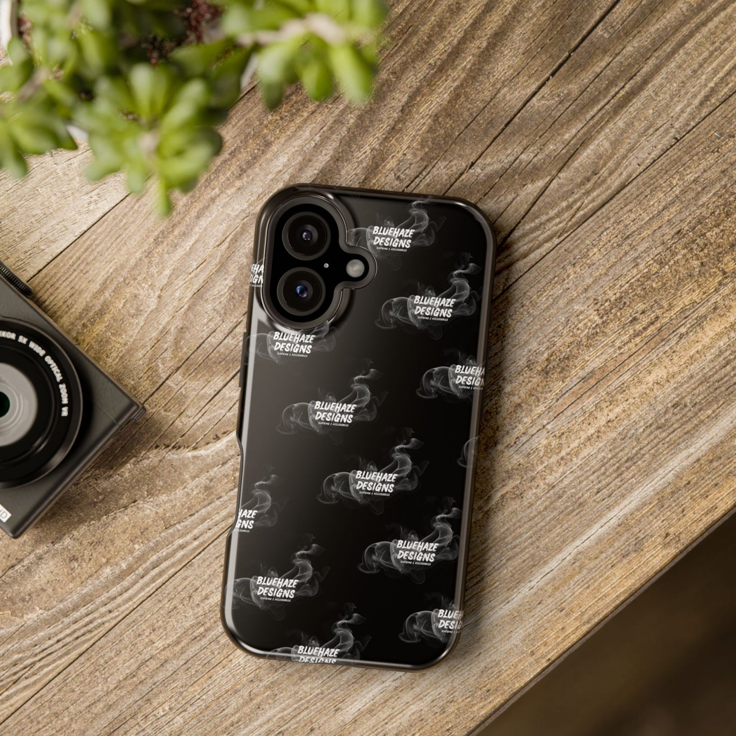 BlueHaze Designs Smoke logo Phone case
