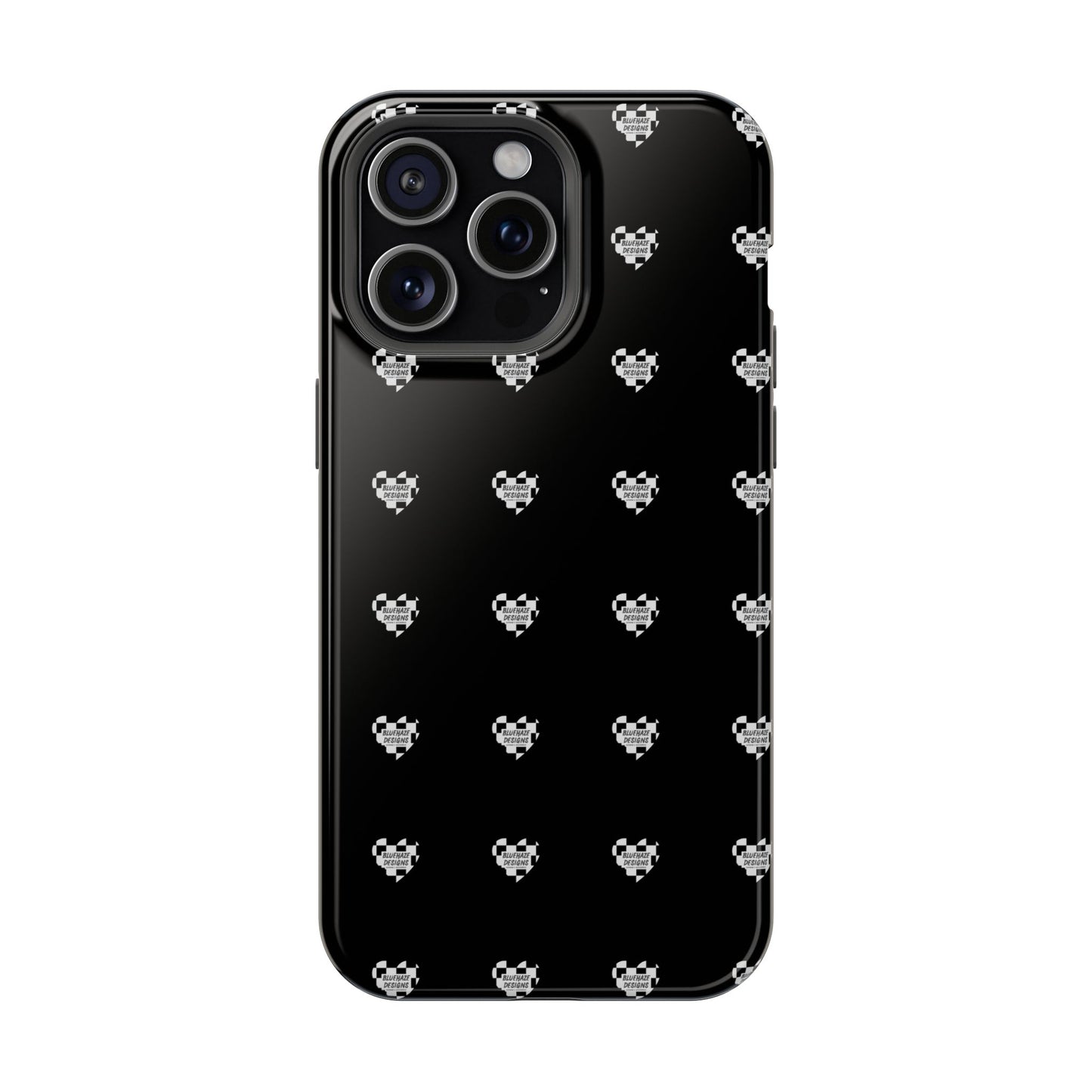 BlueHaze Designs Heart Pattern logo Phone case